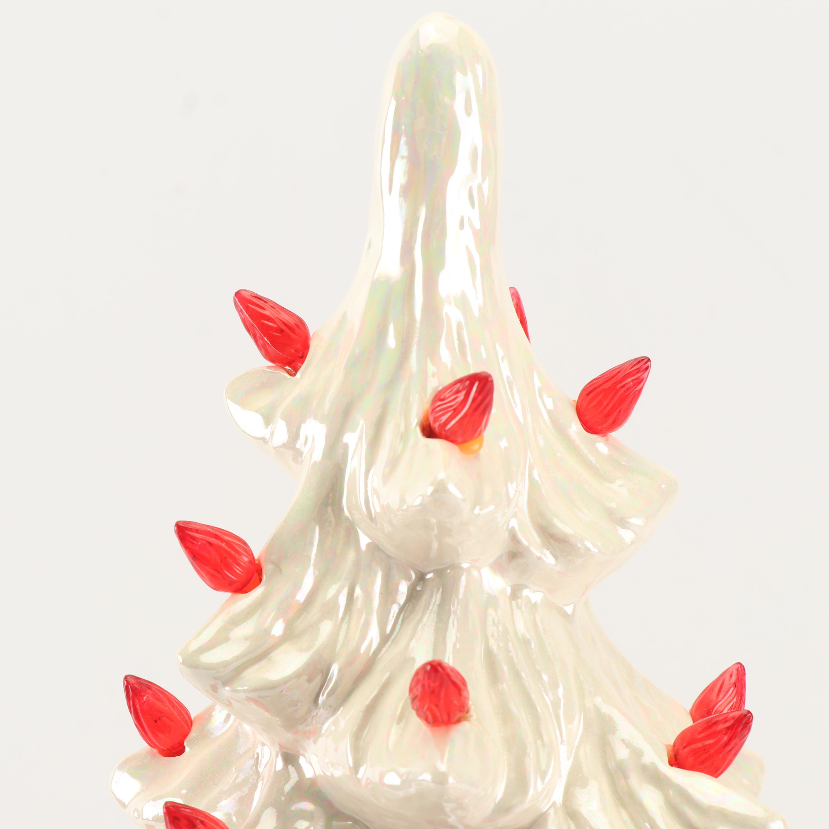 Ceramic Christmas Tree Light