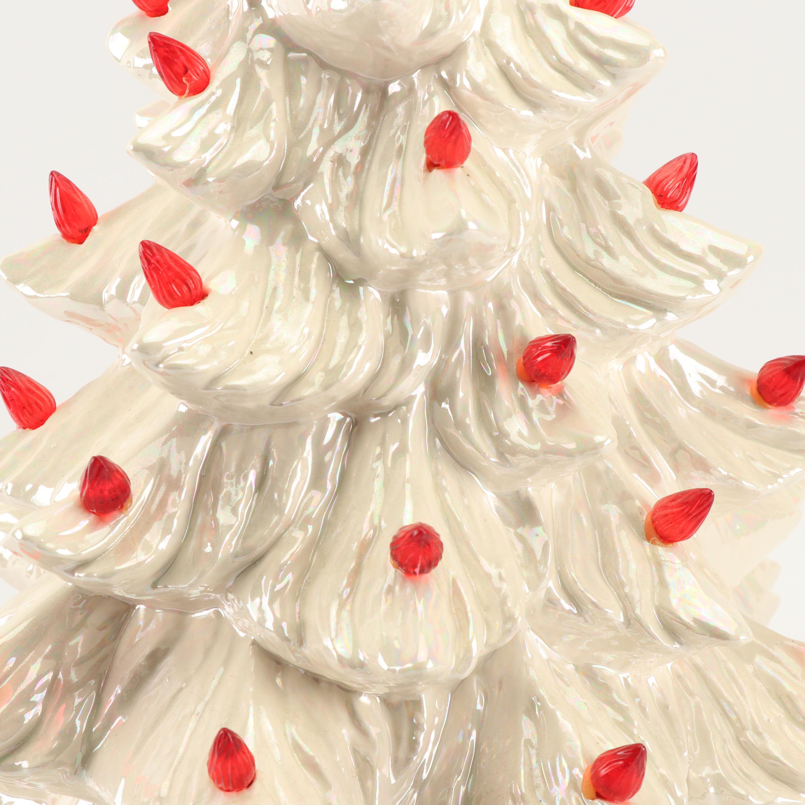 Ceramic Christmas Tree Light