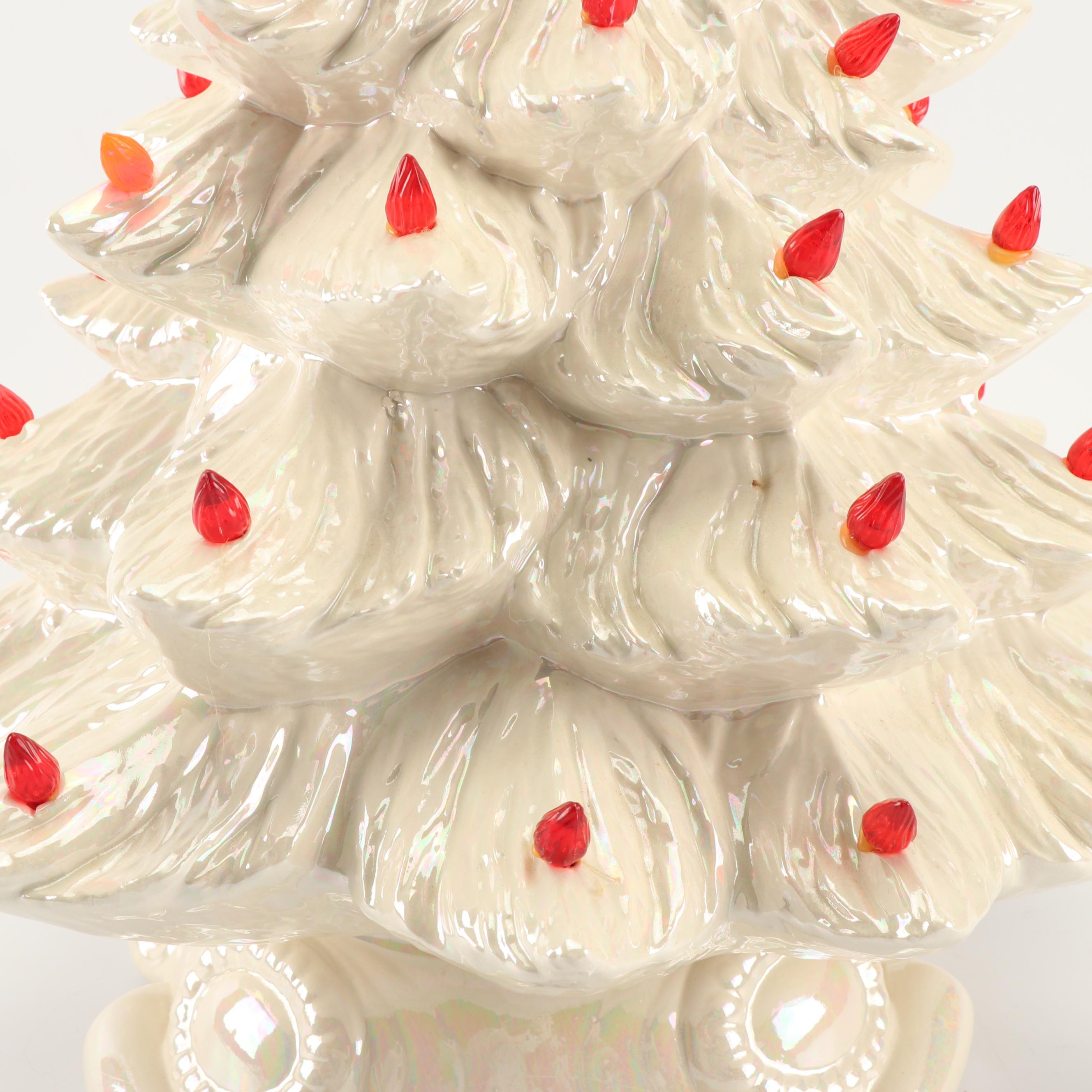 Ceramic Christmas Tree Light