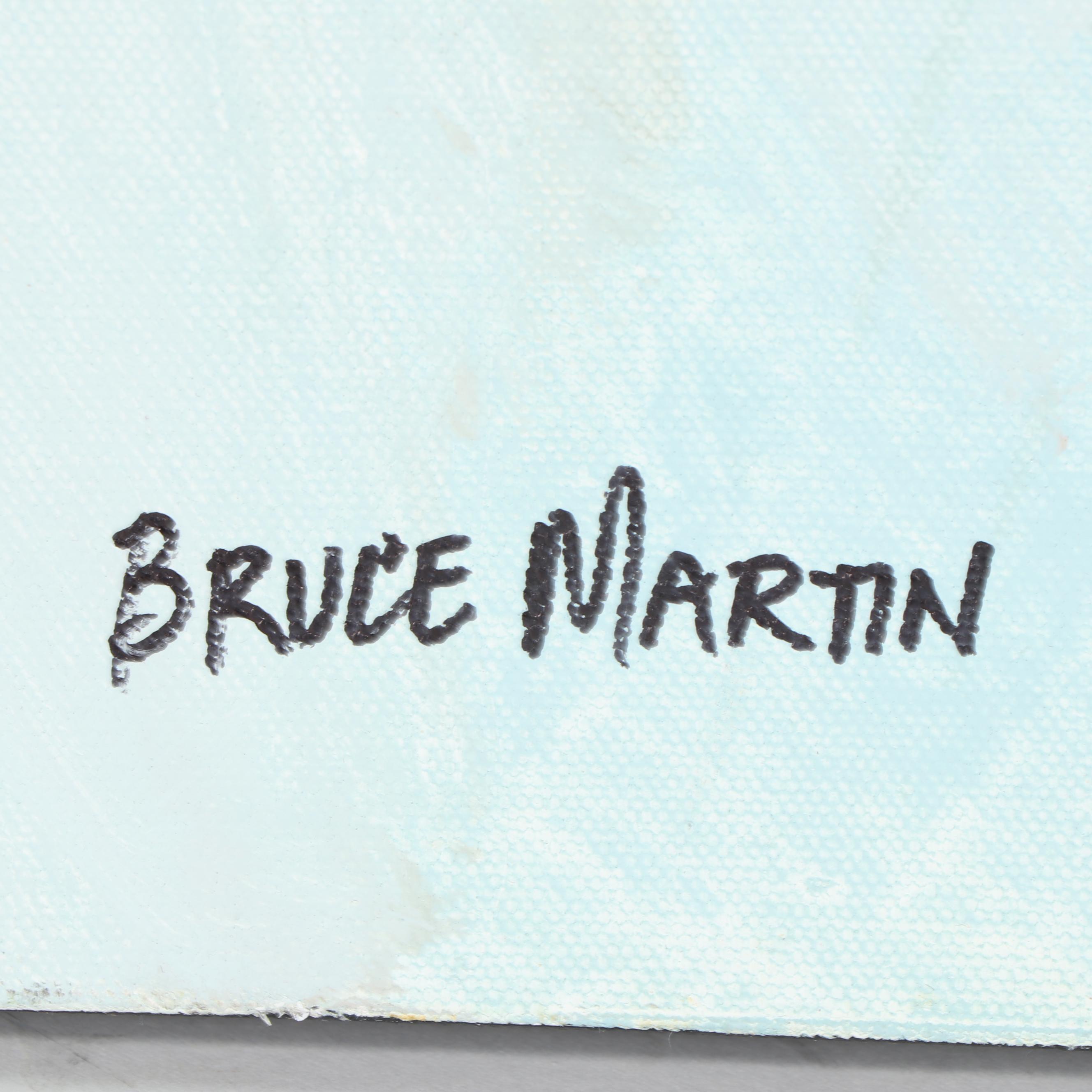 Bruce Martin Abstract Oil Painting