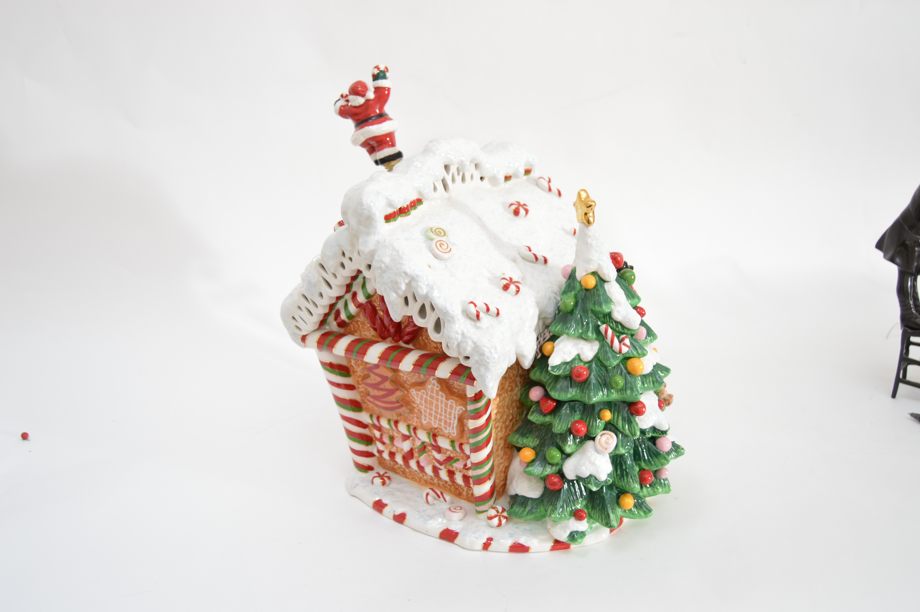 Waterford Holiday Heirloom Gingerbread House Cookie Jar