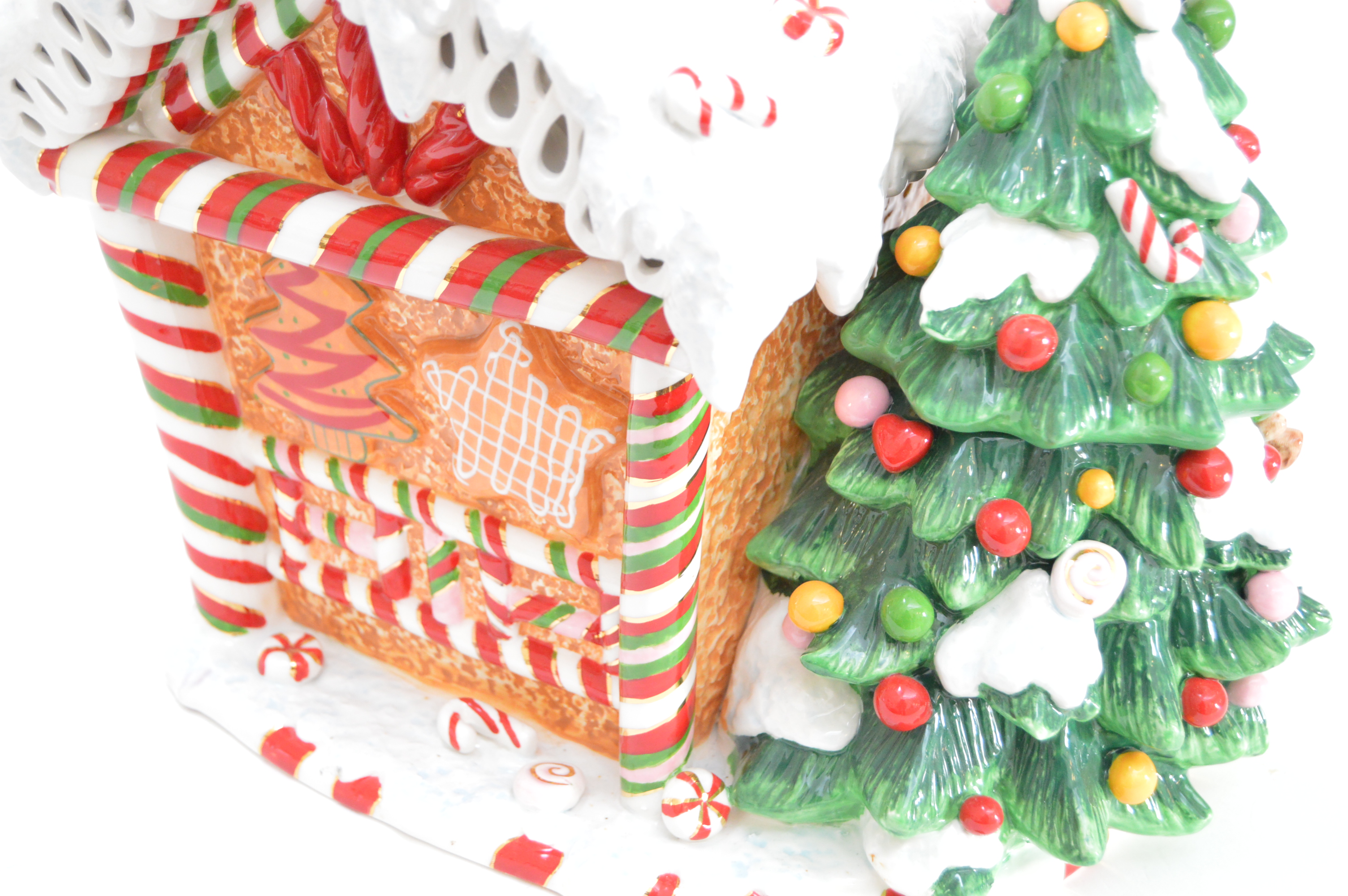 Waterford Holiday Heirloom Gingerbread House Cookie Jar