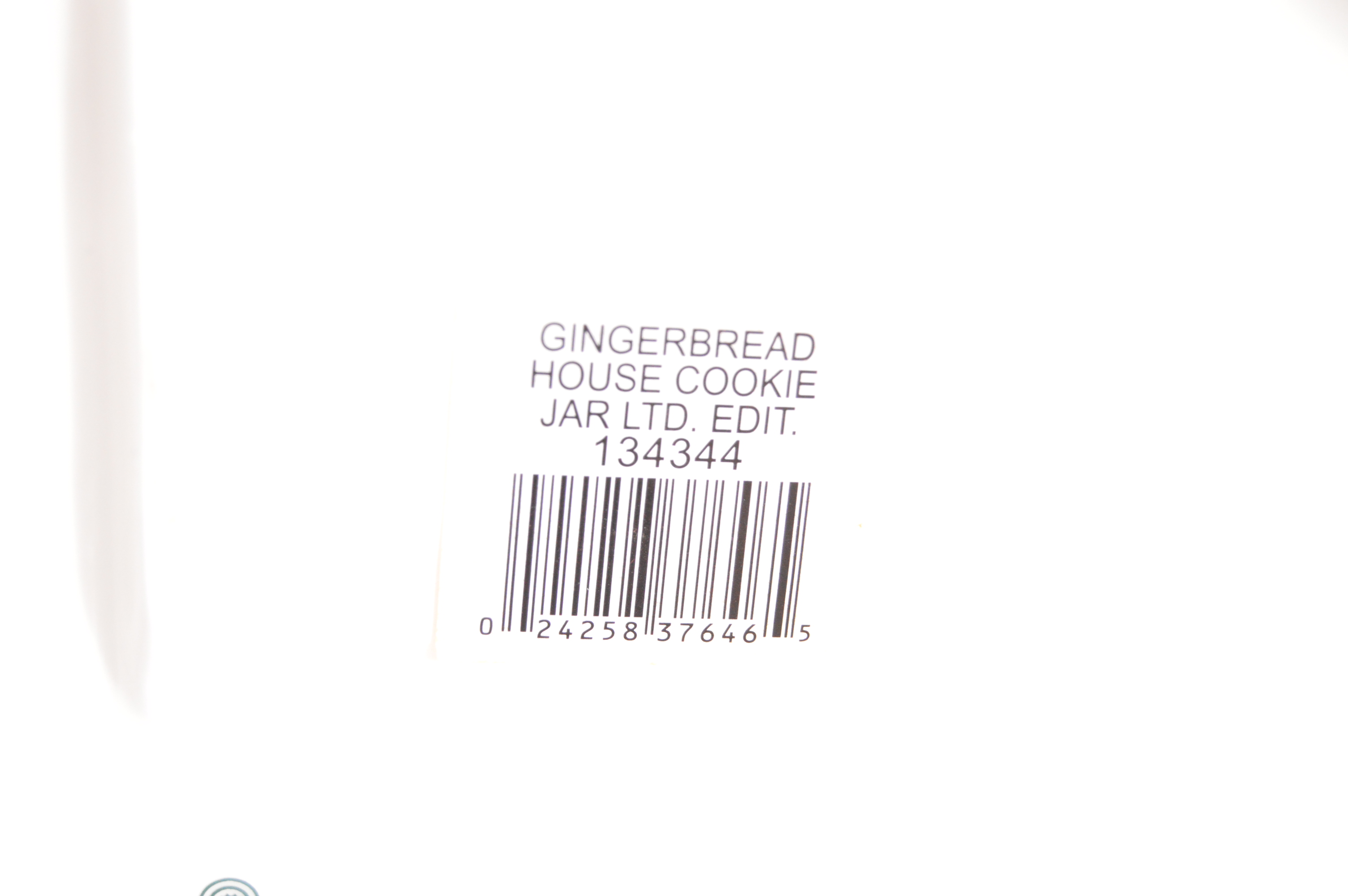 Waterford Holiday Heirloom Gingerbread House Cookie Jar