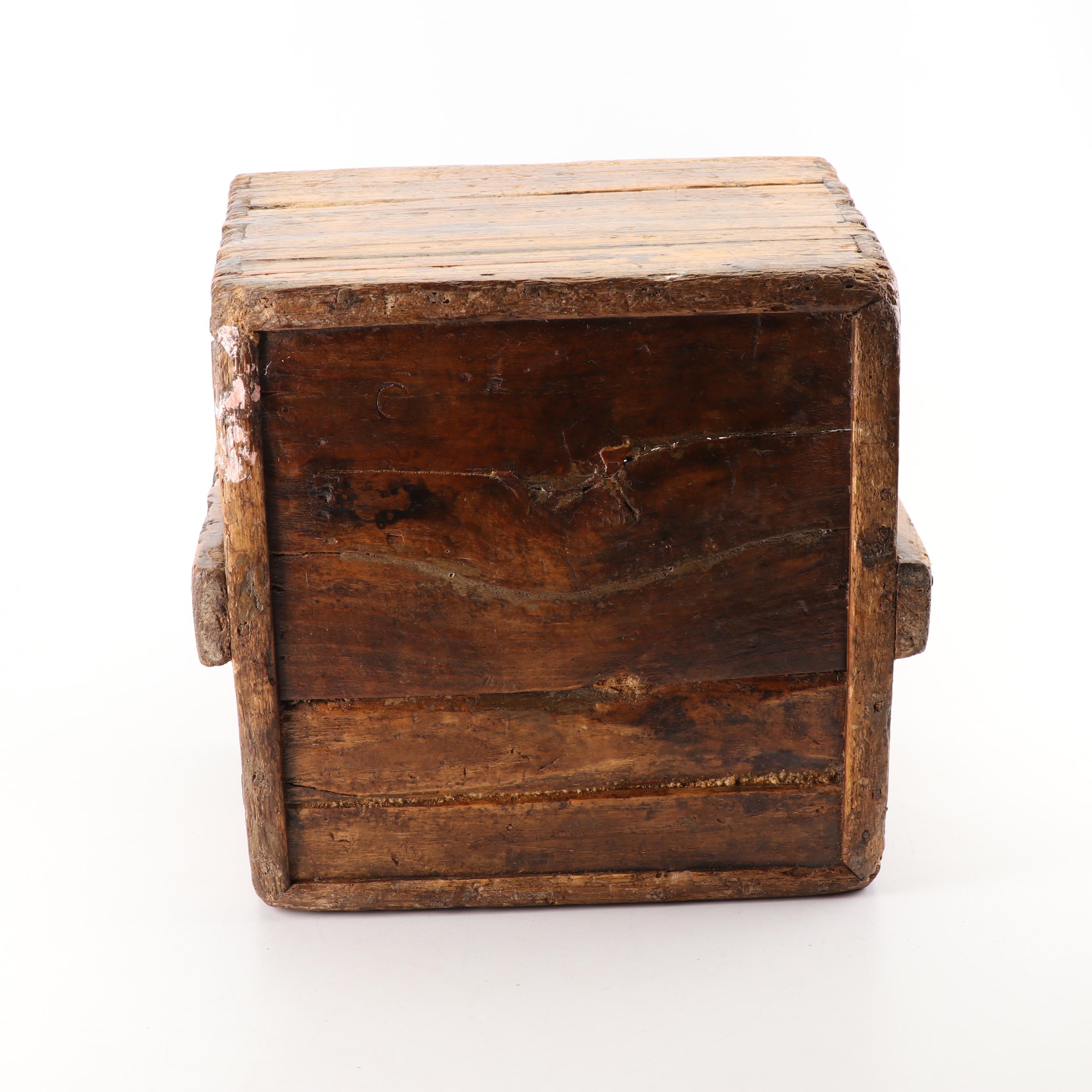 Hand Crafted Chinese Wooden Rice Bucket