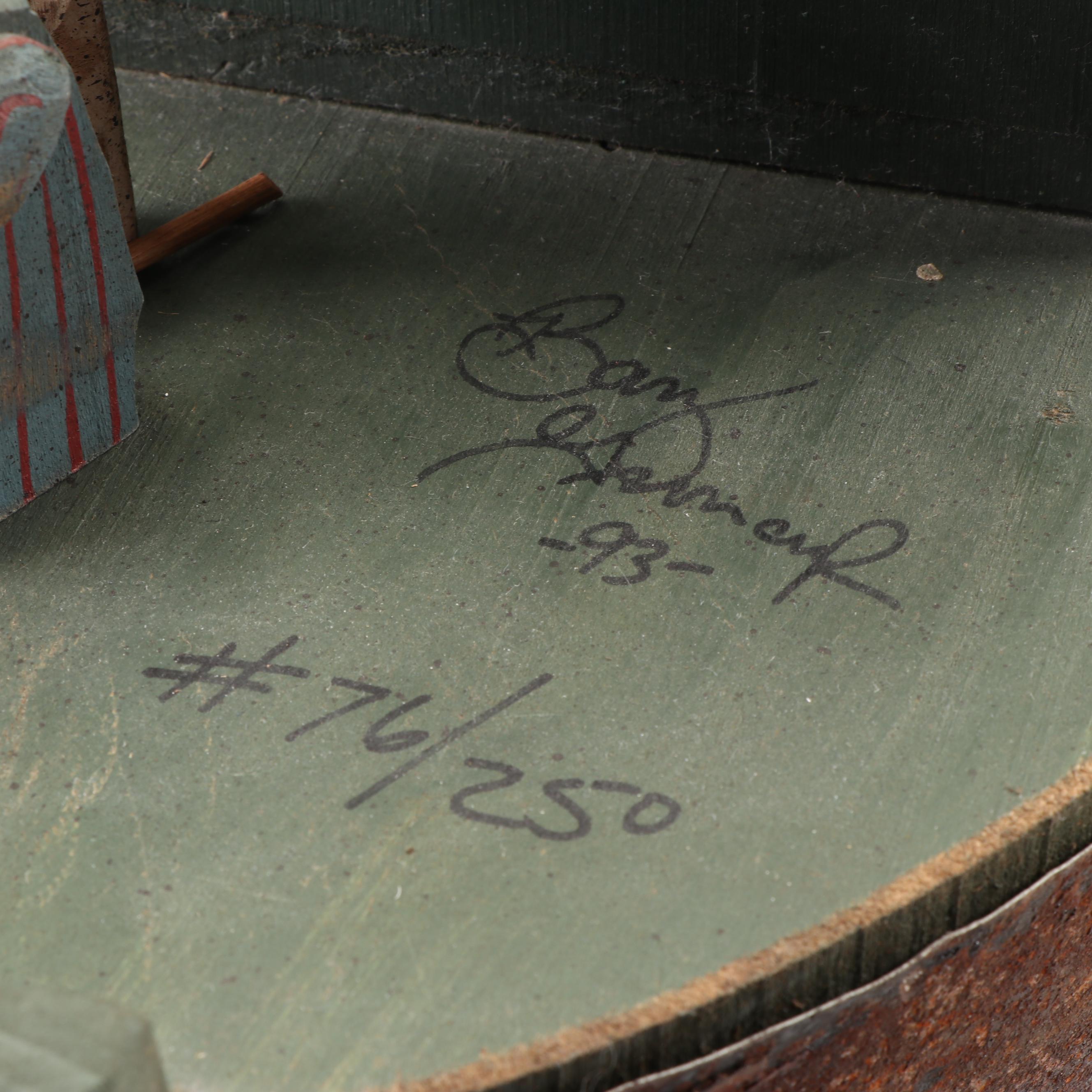 Barry Grosscup Folk Art "Noah's Ark" with Animals