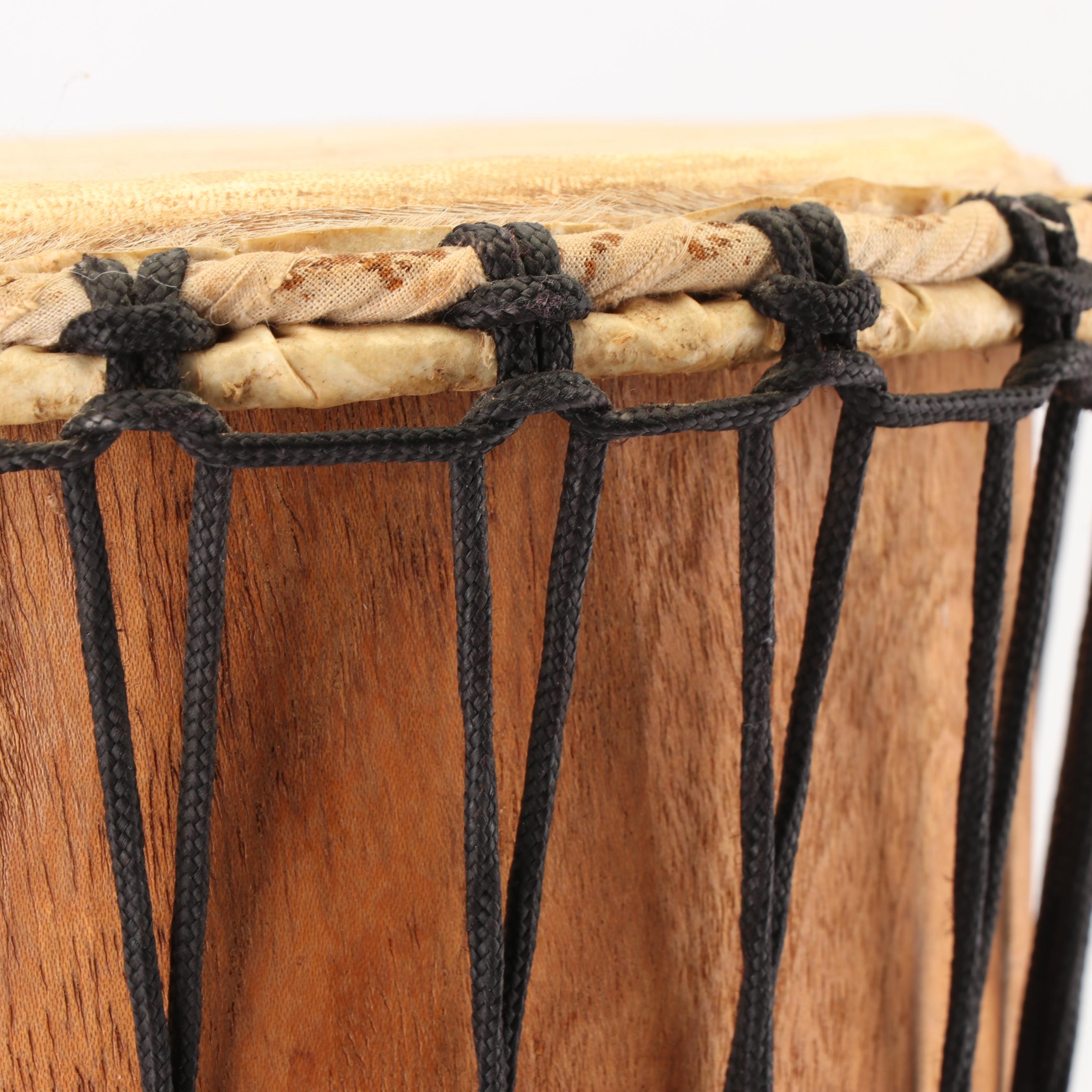 African Style Hand Carved Rope-Tuned Djembe Hand Drum