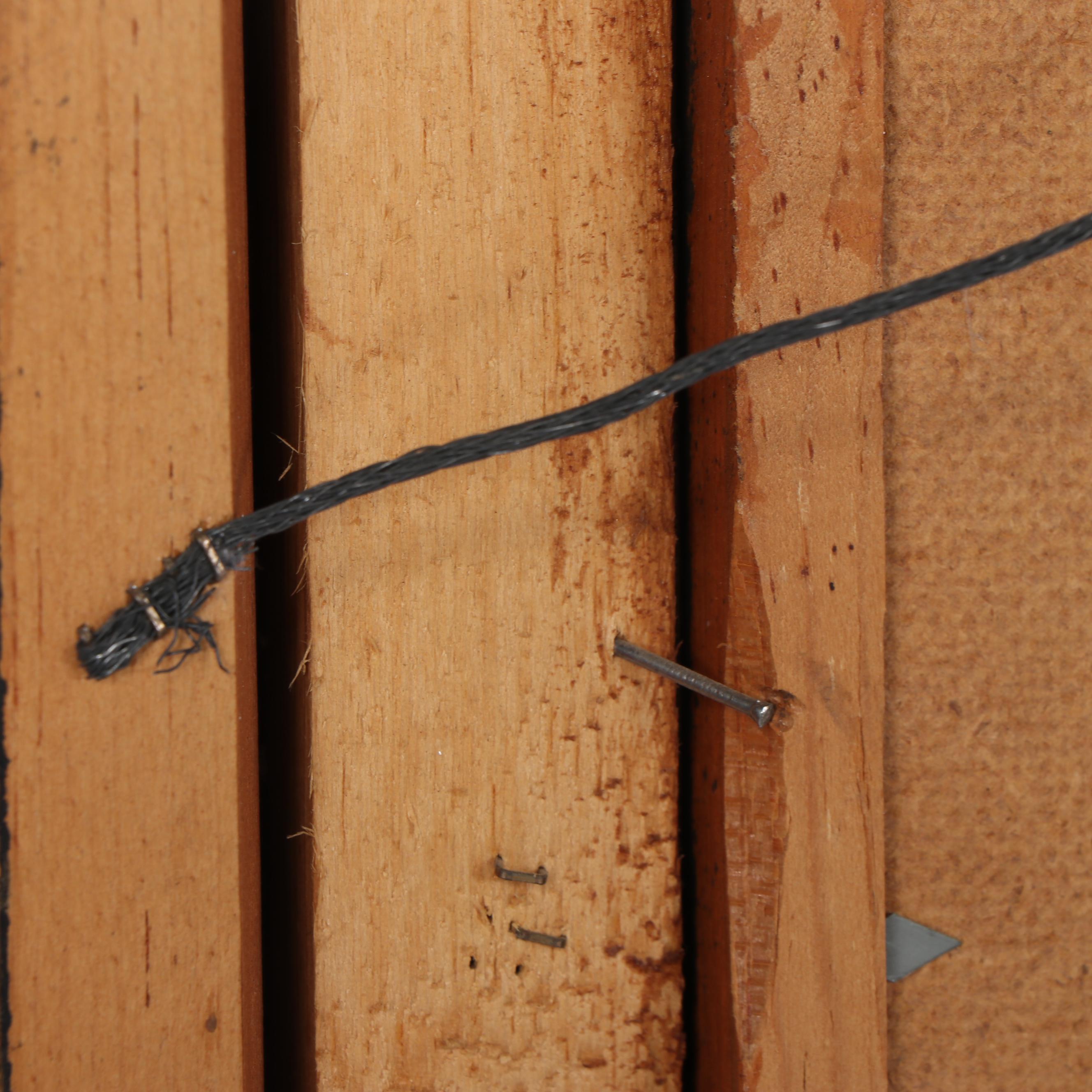 Caroll Acrylic Painting of a Courtyard