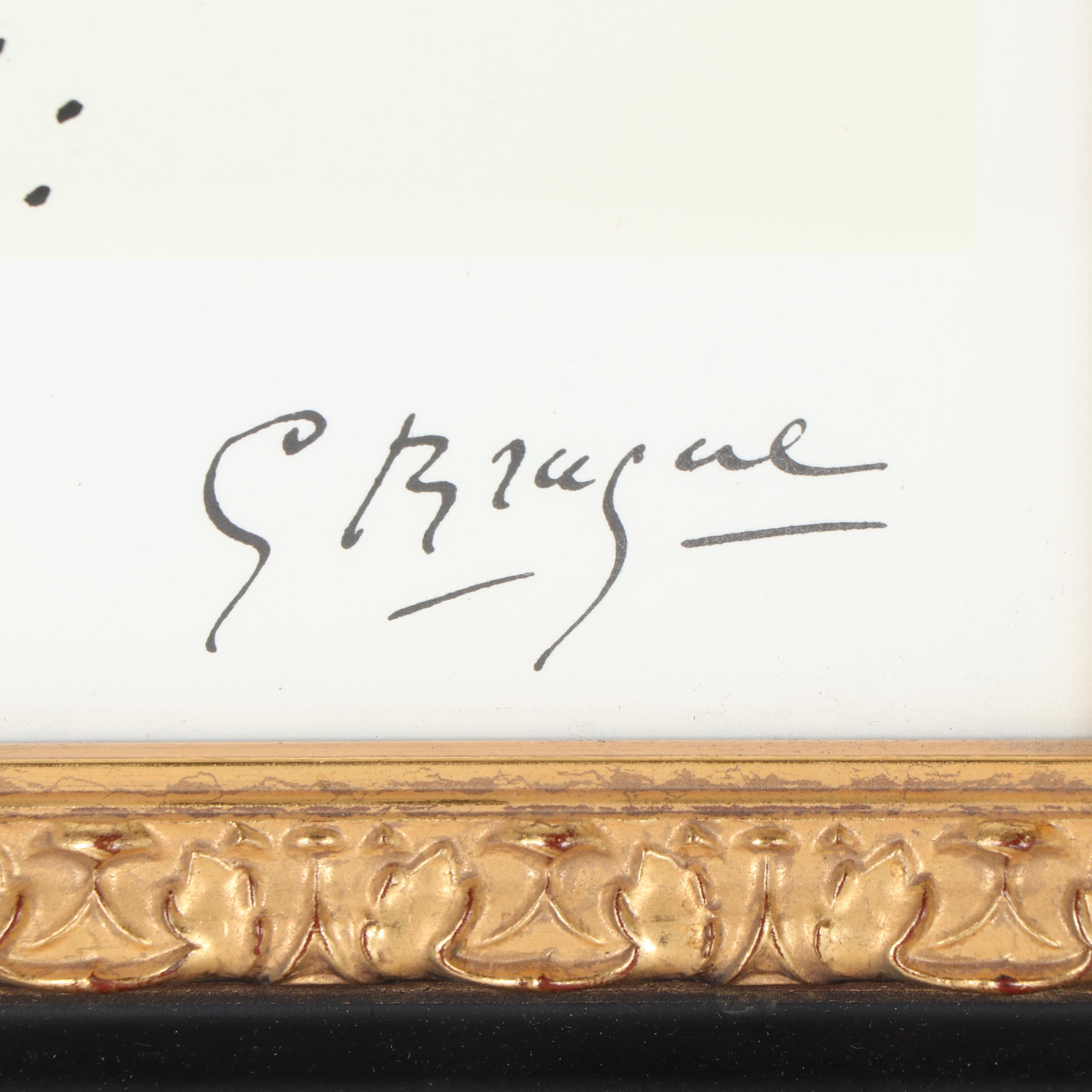 Giclée after Georges Braque "J'aime la Règle qui Corrige L'émotion"