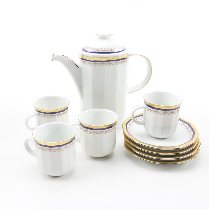 Tirschenreuth German Porcelain Demitasse Set