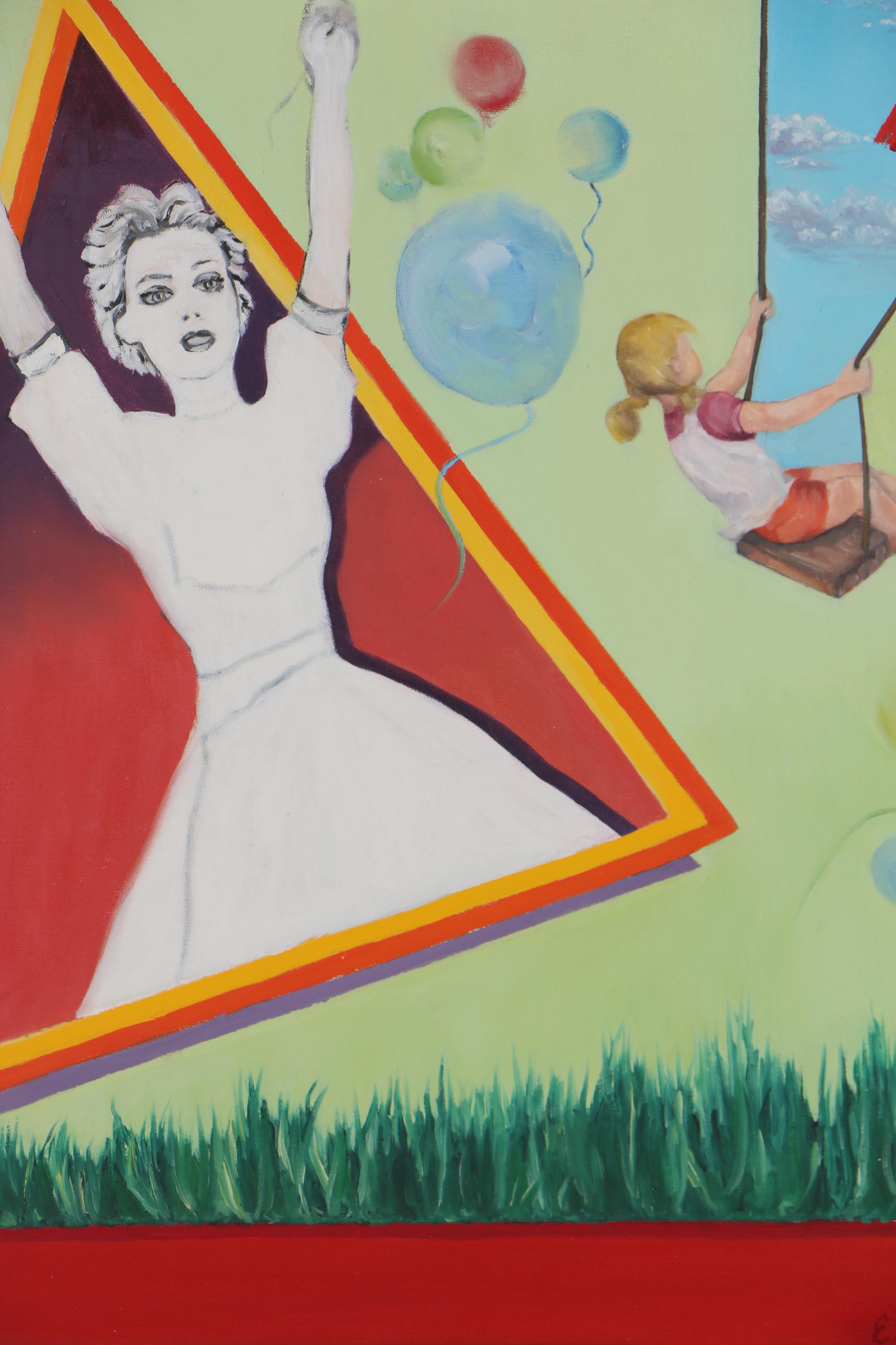 E. Heller Acrylic Painting