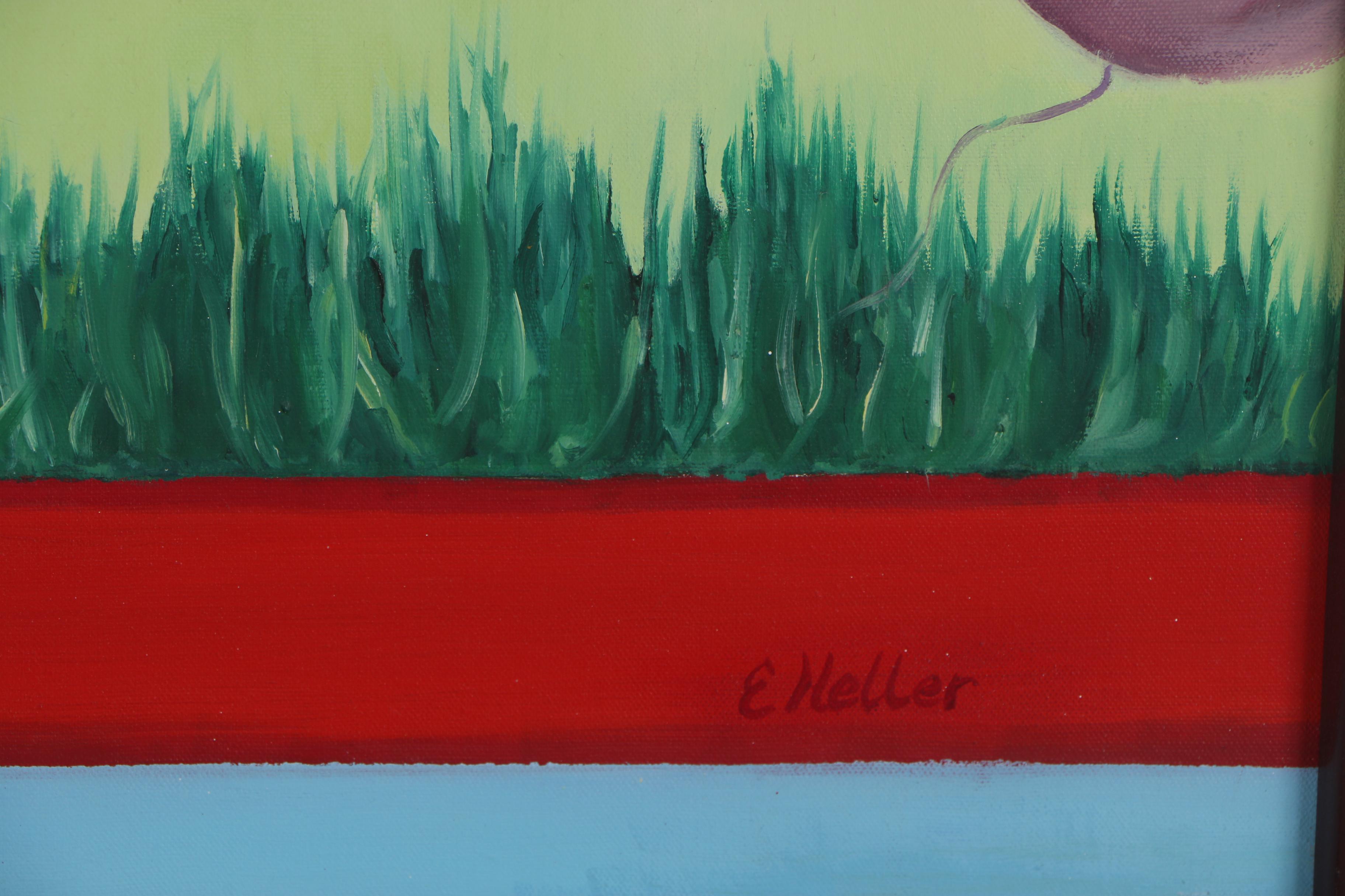 E. Heller Acrylic Painting