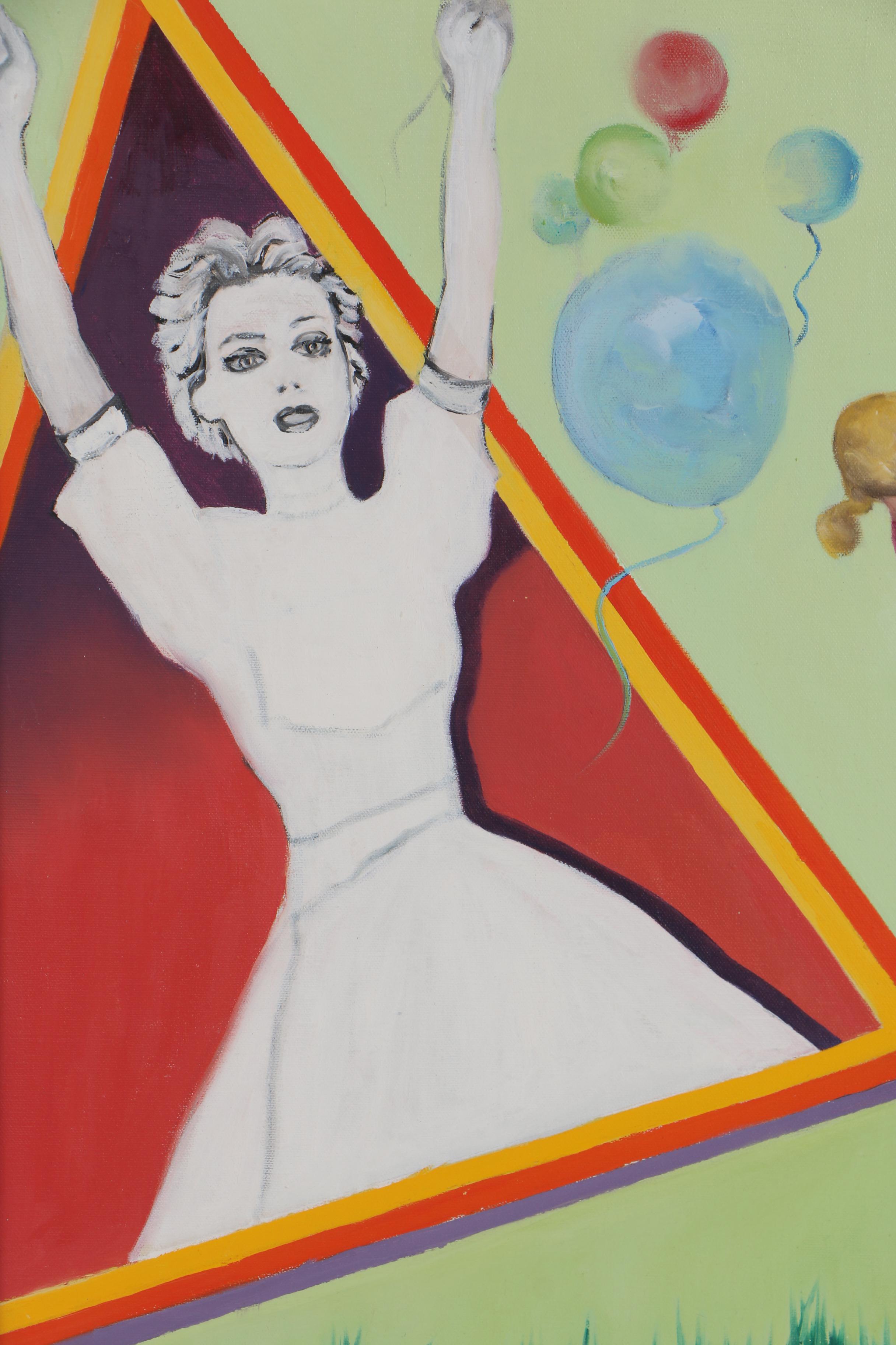 E. Heller Acrylic Painting