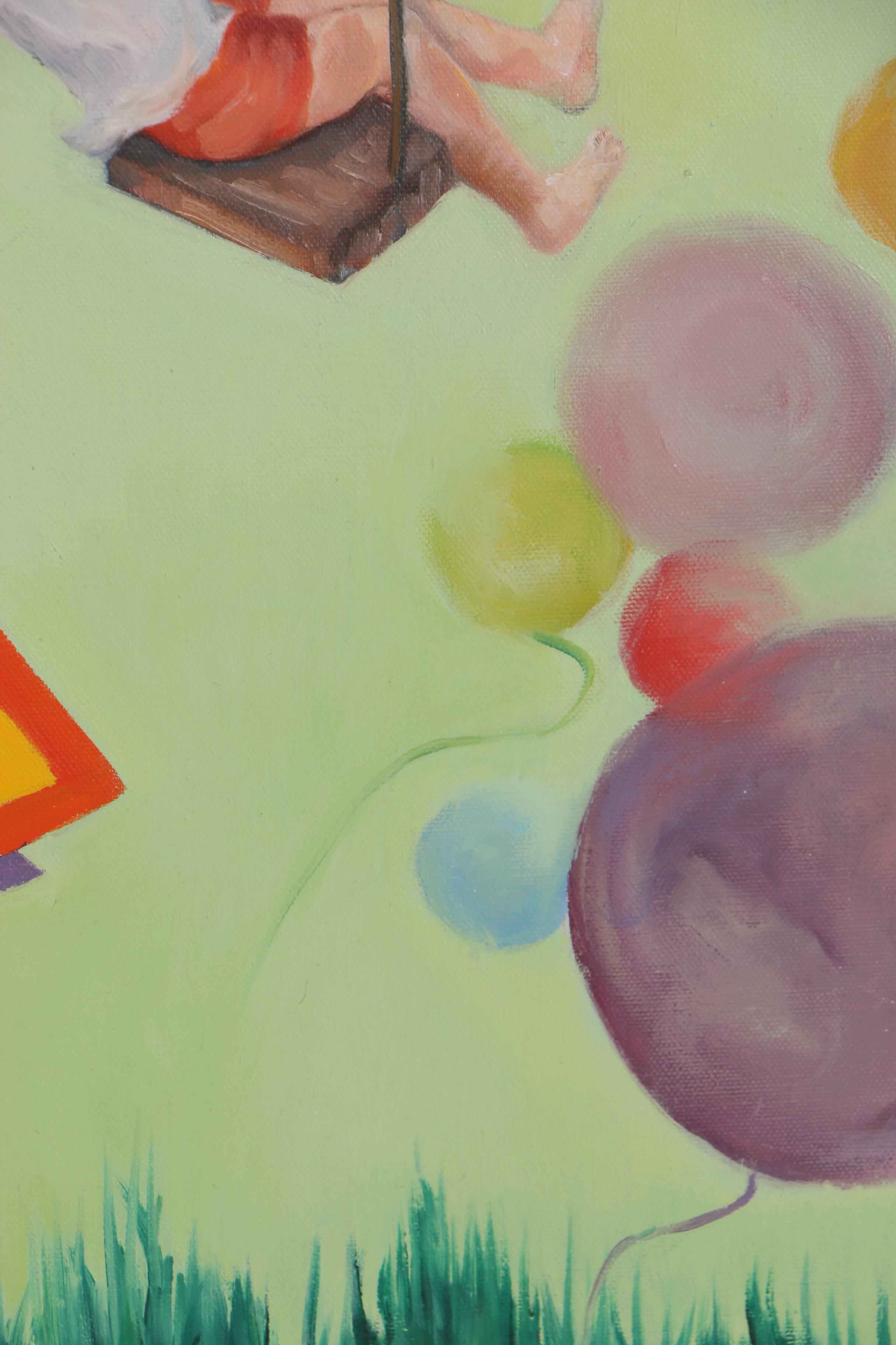 E. Heller Acrylic Painting