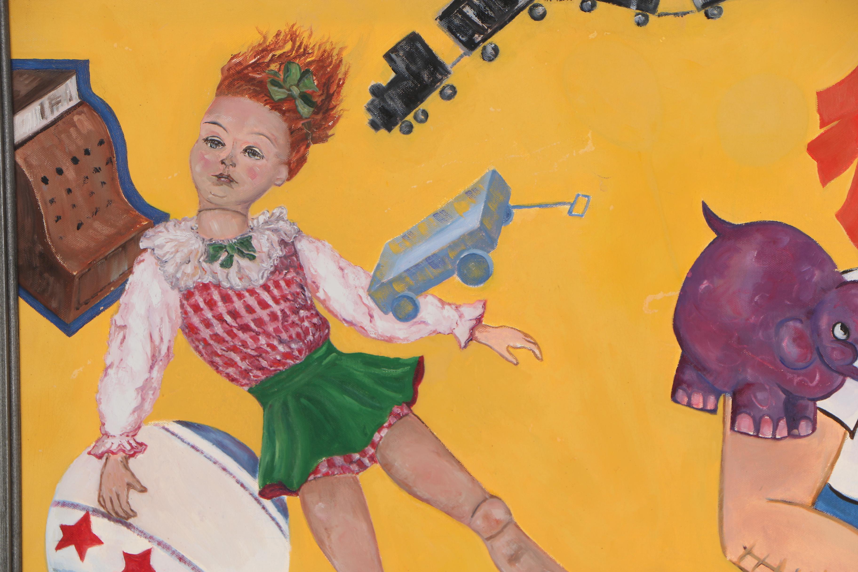 E. Heller Acrylic Painting