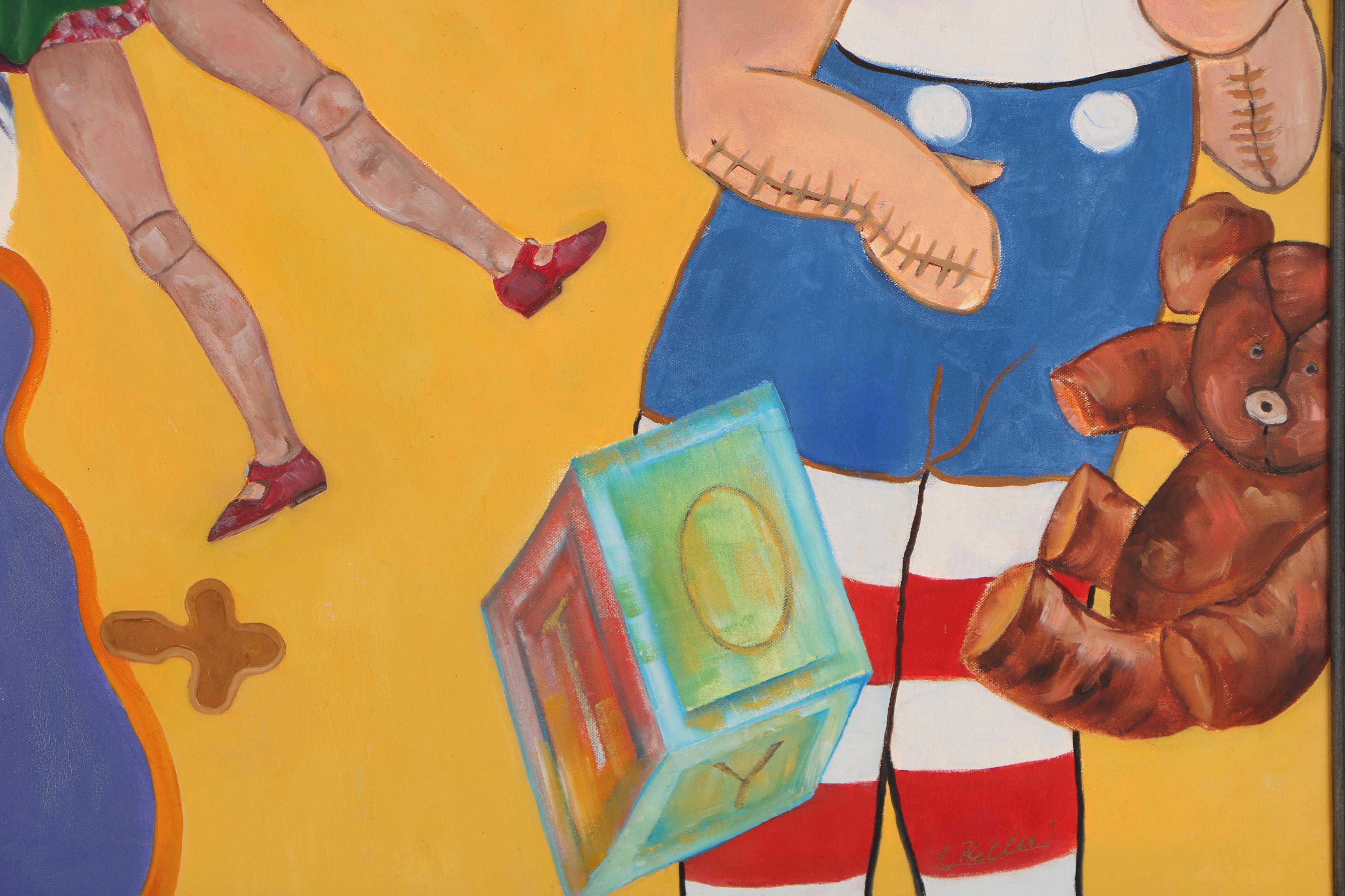 E. Heller Acrylic Painting