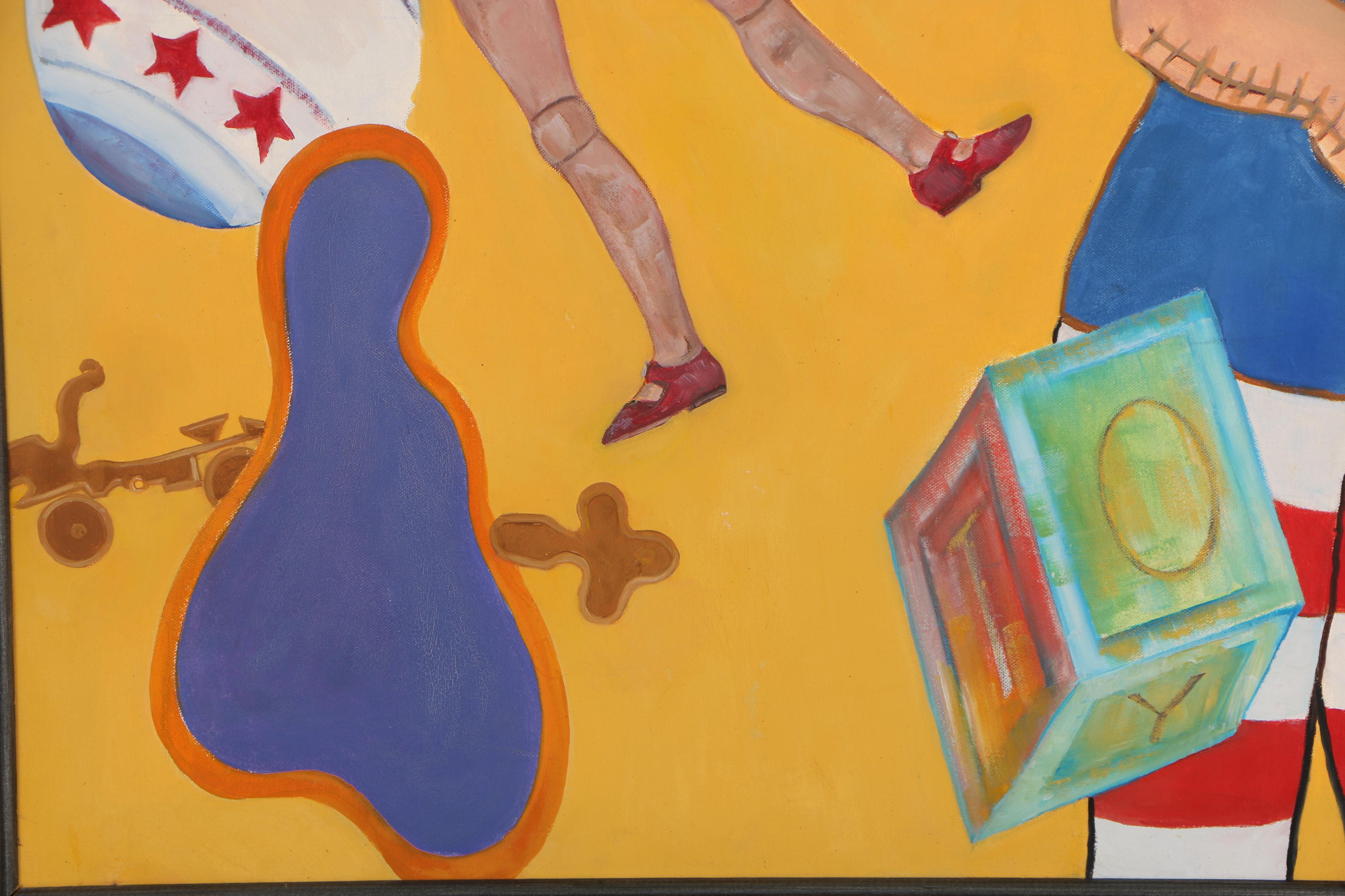 E. Heller Acrylic Painting