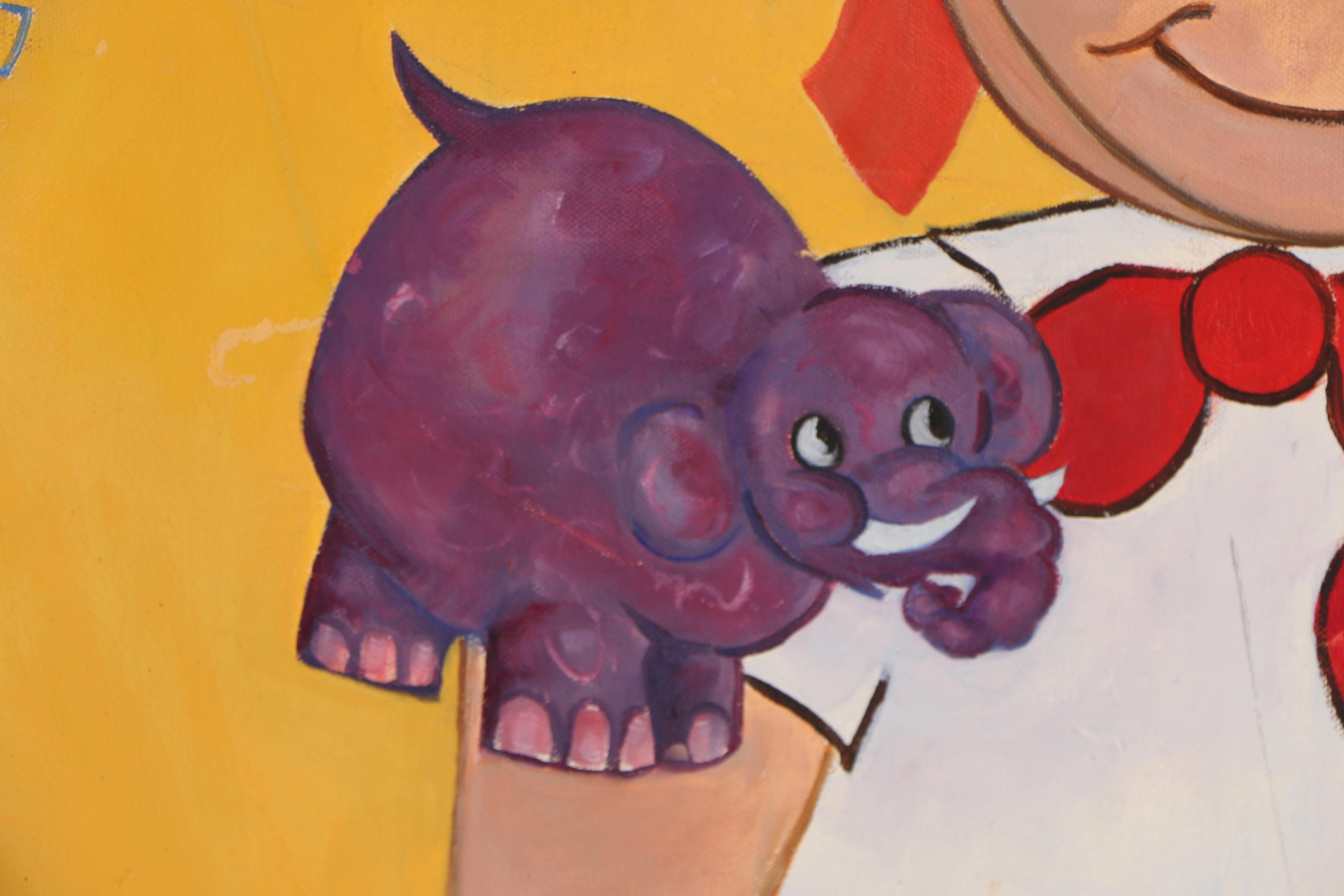 E. Heller Acrylic Painting