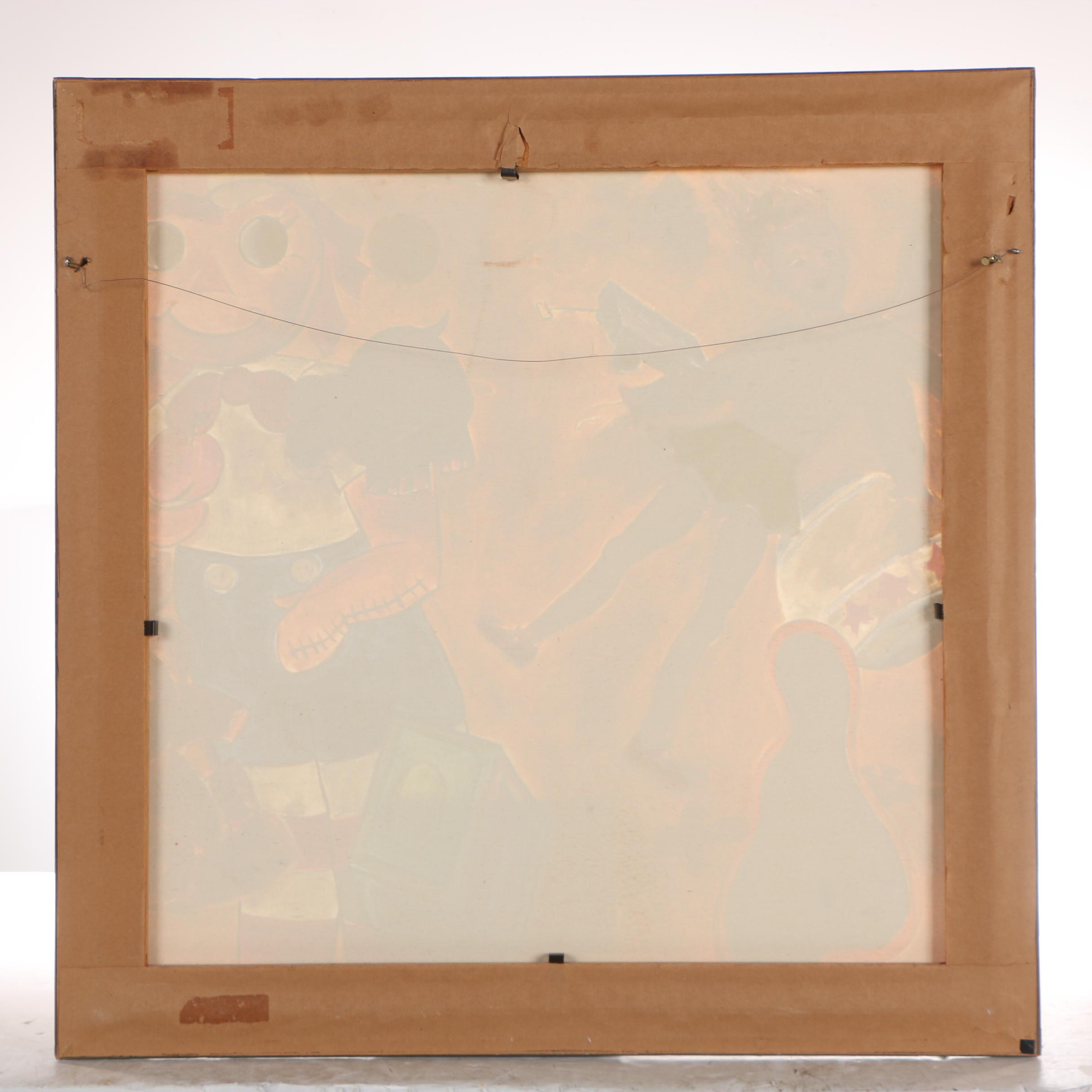 E. Heller Acrylic Painting