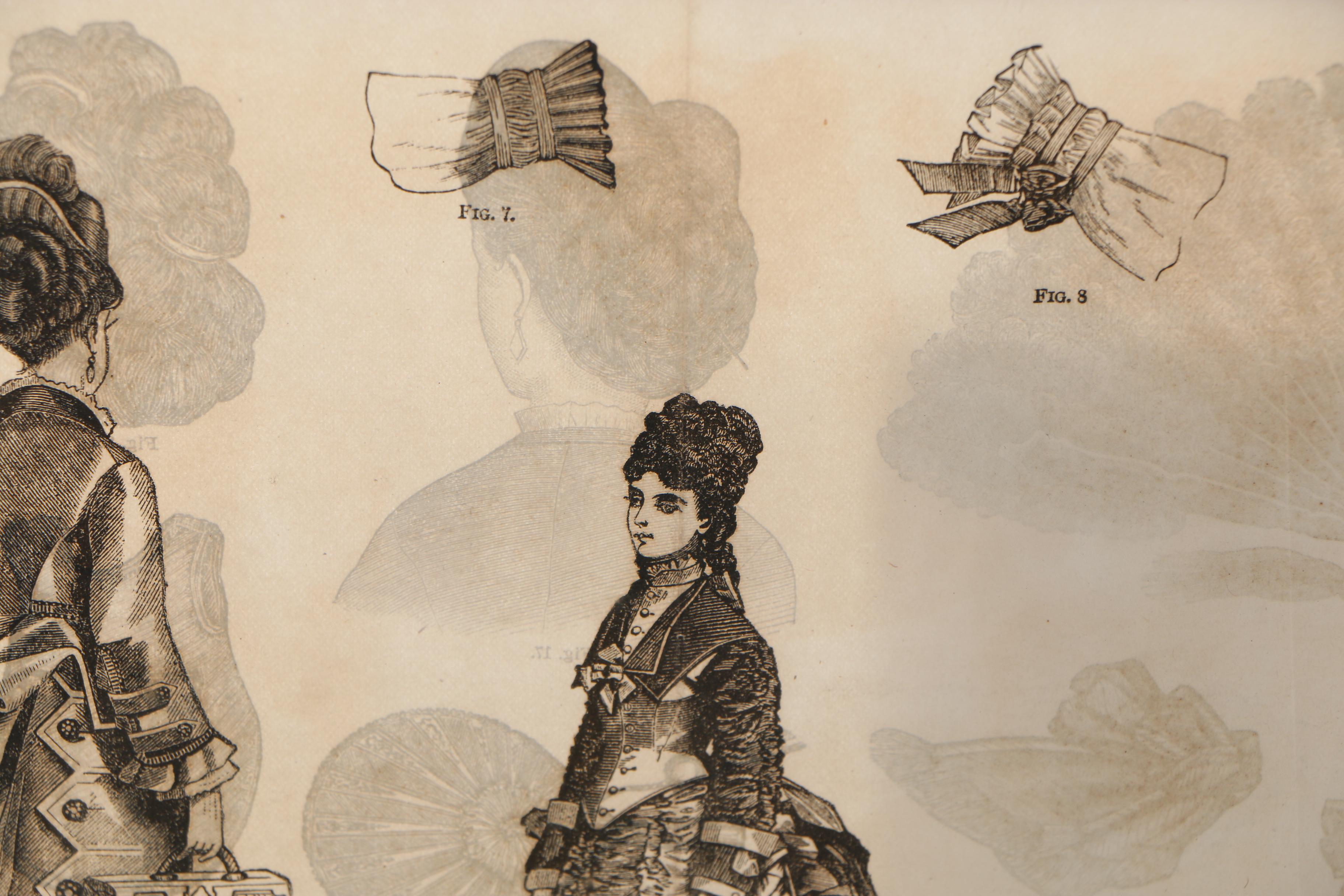 Victorian Wood Engraved Fashion Plates
