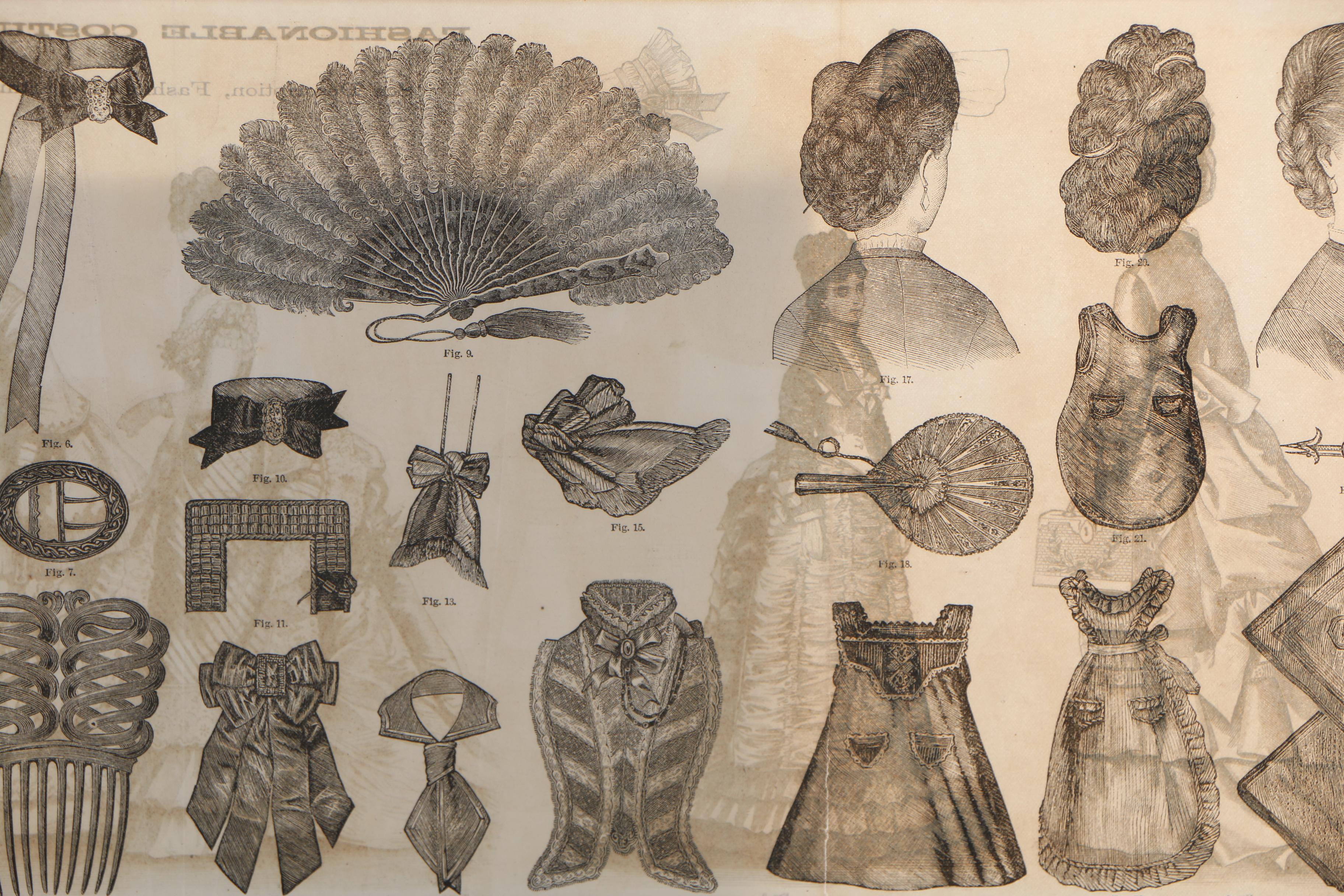 Victorian Wood Engraved Fashion Plates