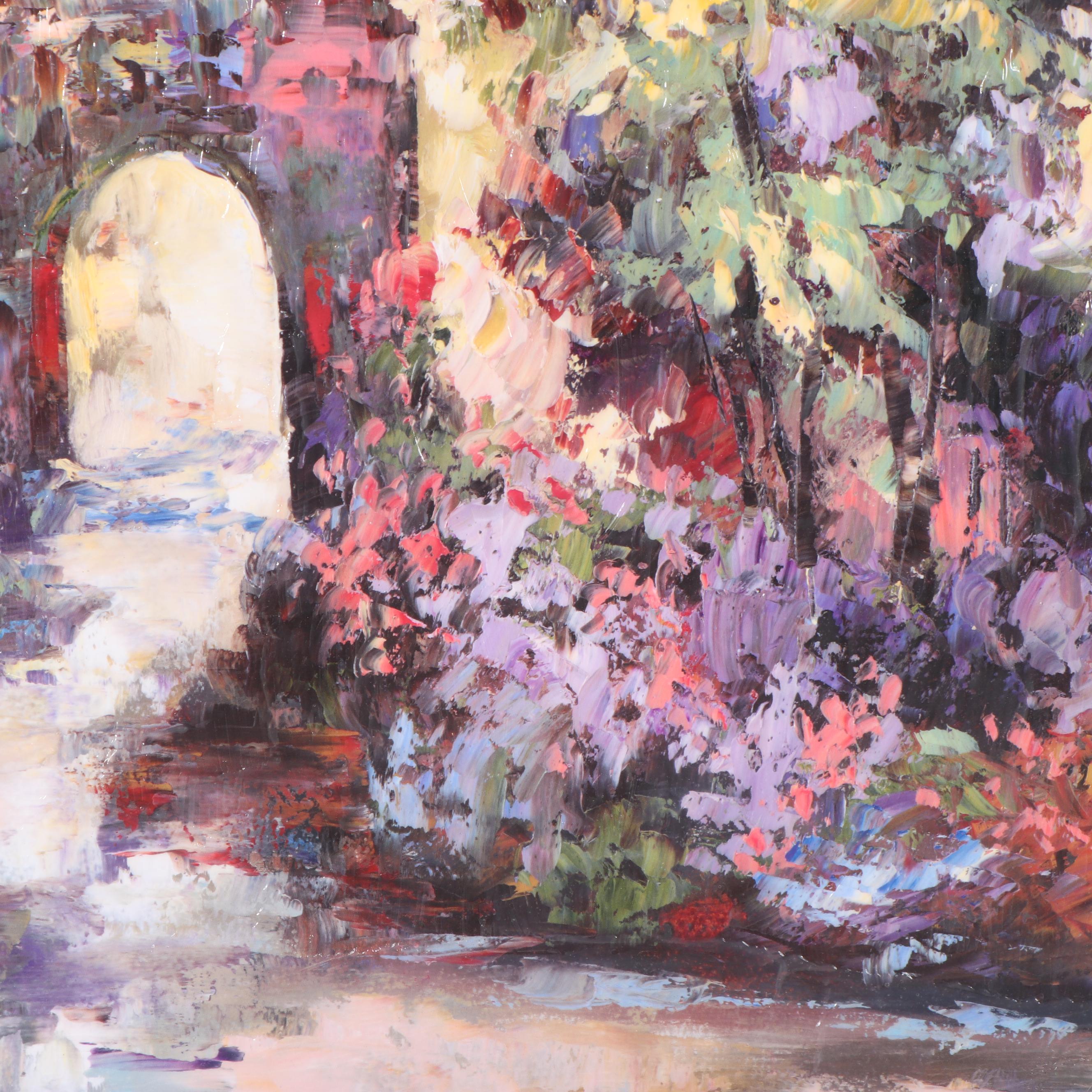 Offset Lithograph after Alexa Kelemen "Mediterranean Summer II"