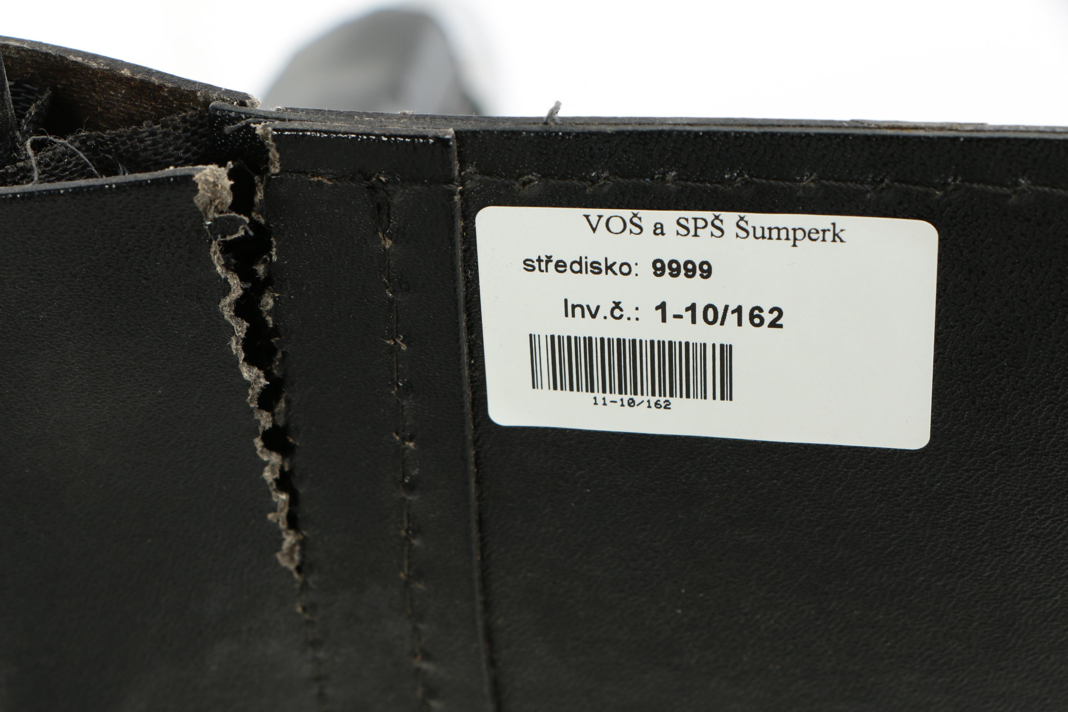 Bauhaus Style Leather Sling Metal Cantilever Armchairs, 20th Century