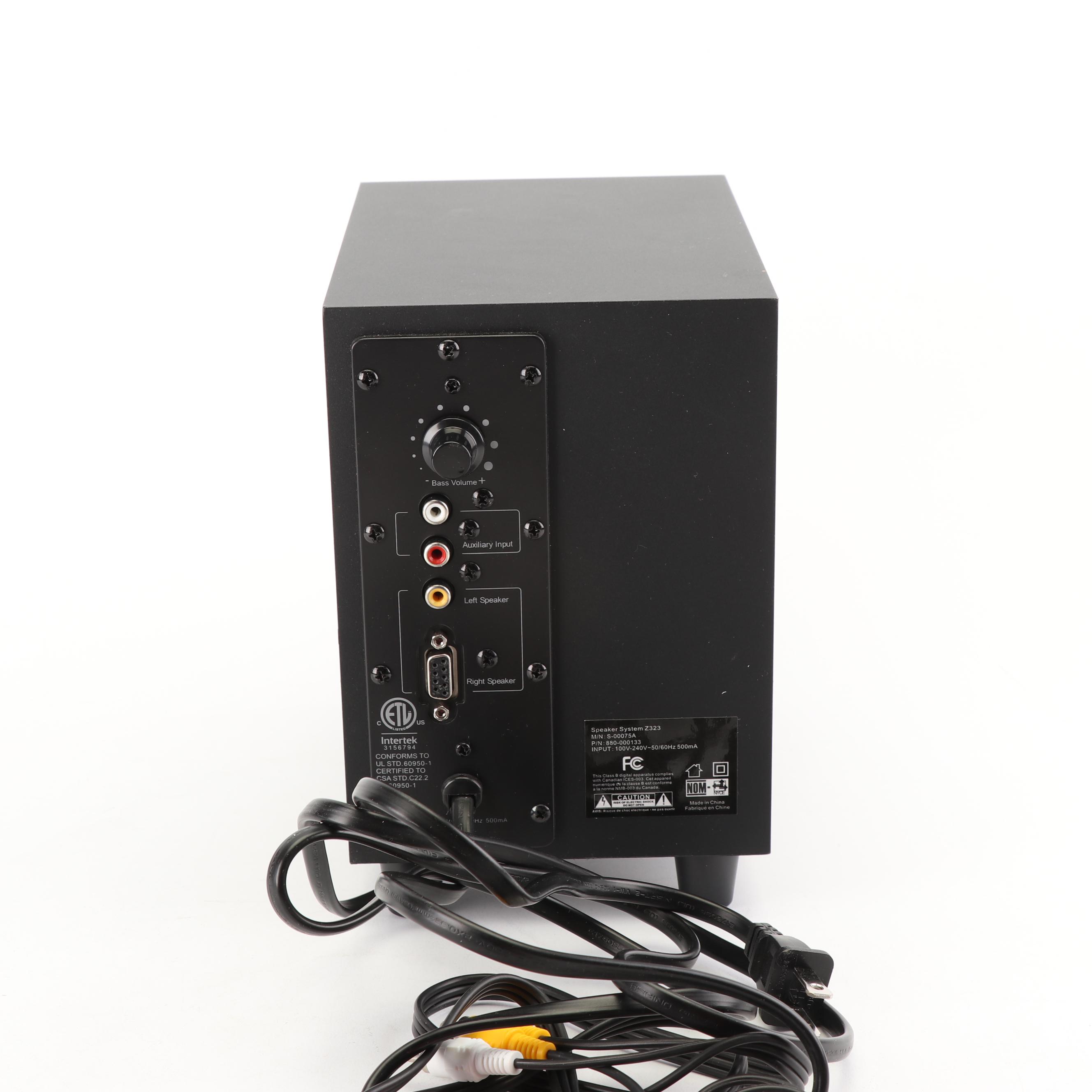 Logitech Z323 Computer Speaker System