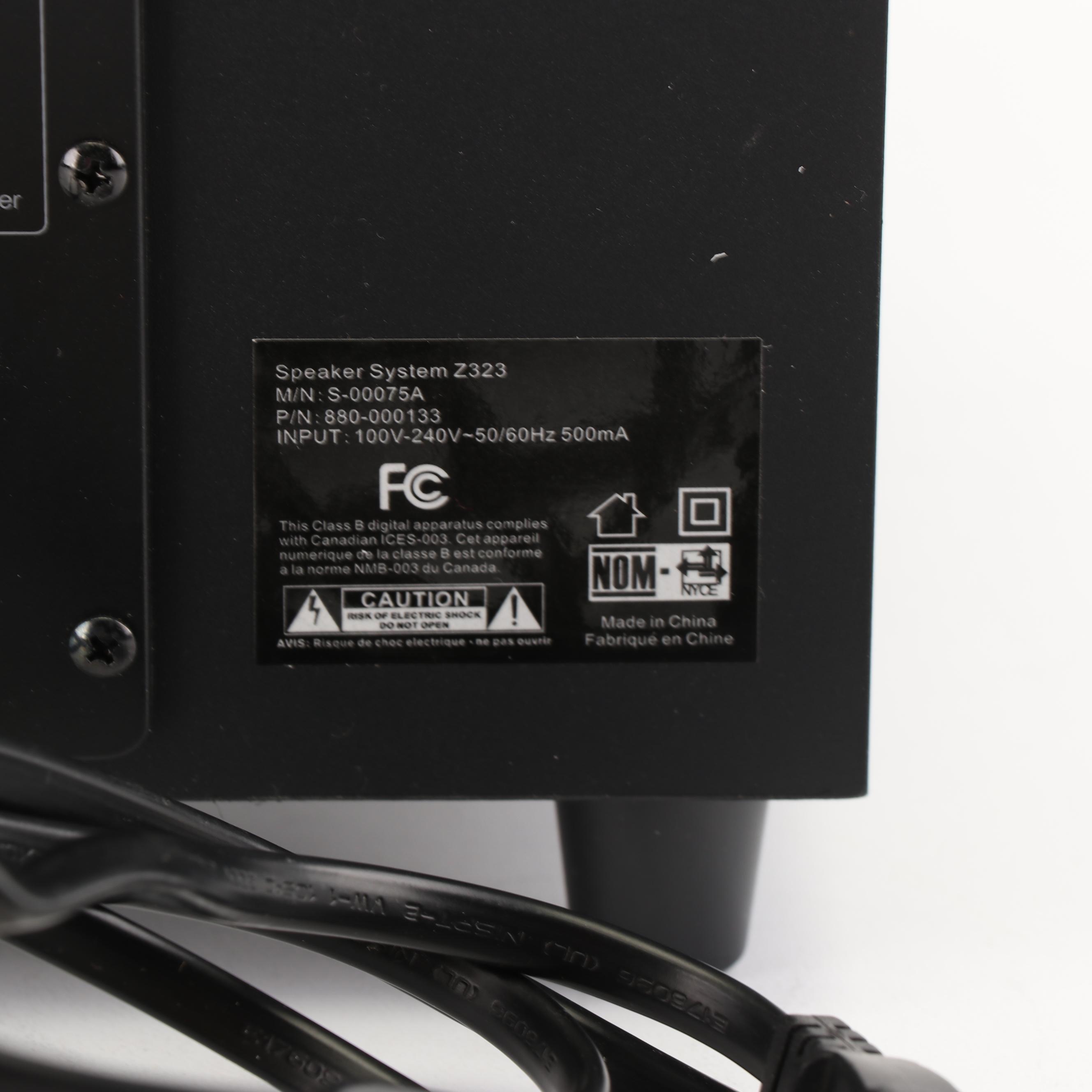 Logitech Z323 Computer Speaker System