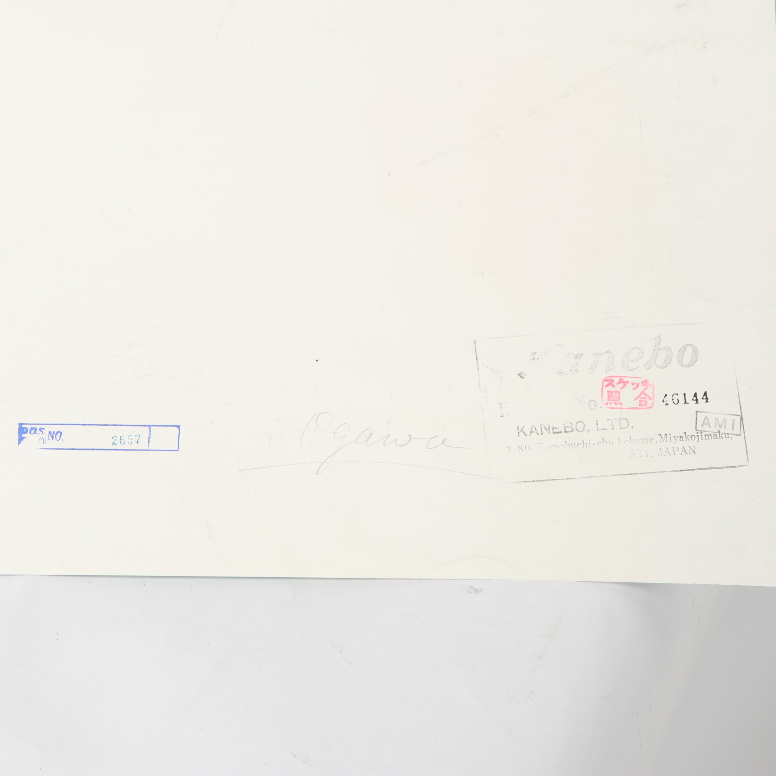 Kanebo Acrylic Painted Textile Design Proofs