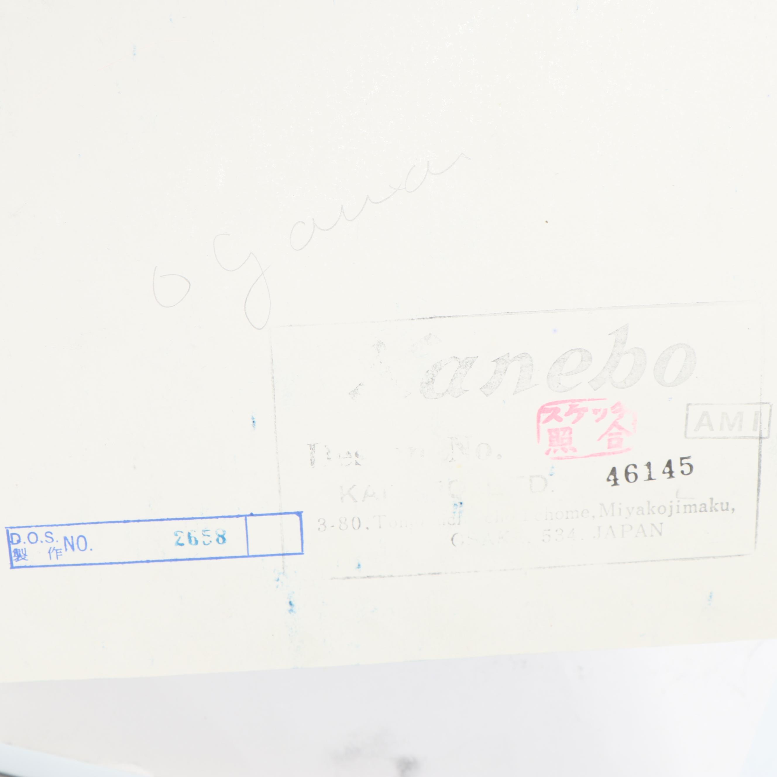 Kanebo Acrylic Painted Textile Design Proofs