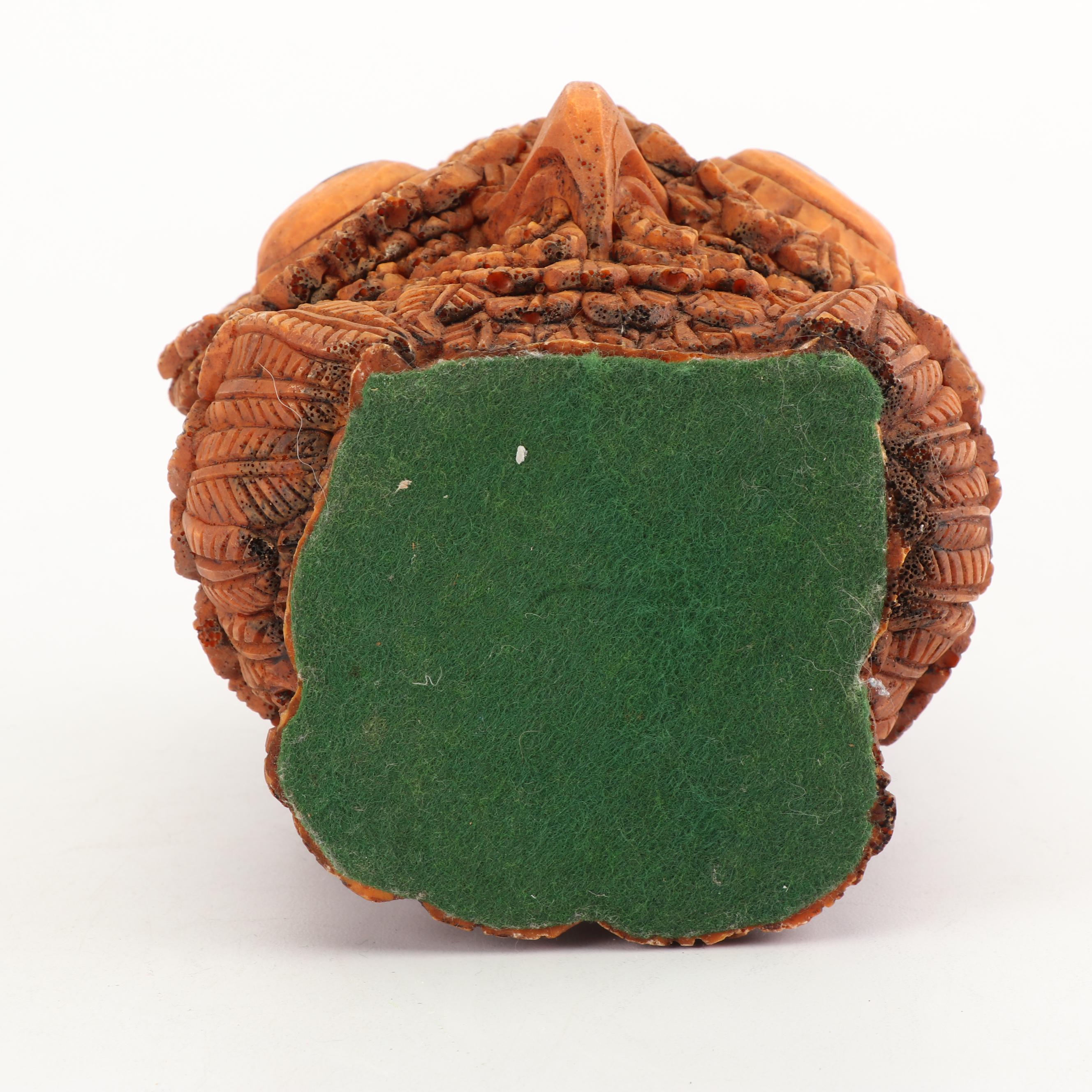 Cast Resin Owl Figurine, circa 1970