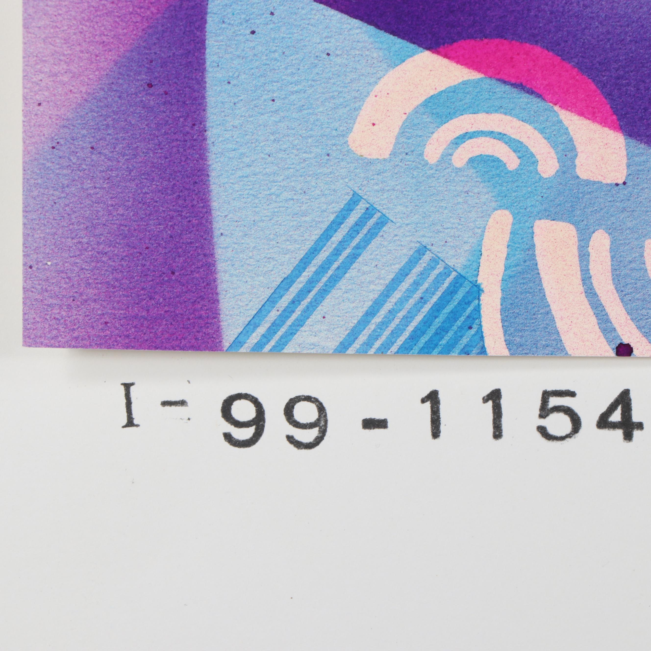 Marubeni Airbrush Painted Textile Pattern Designs