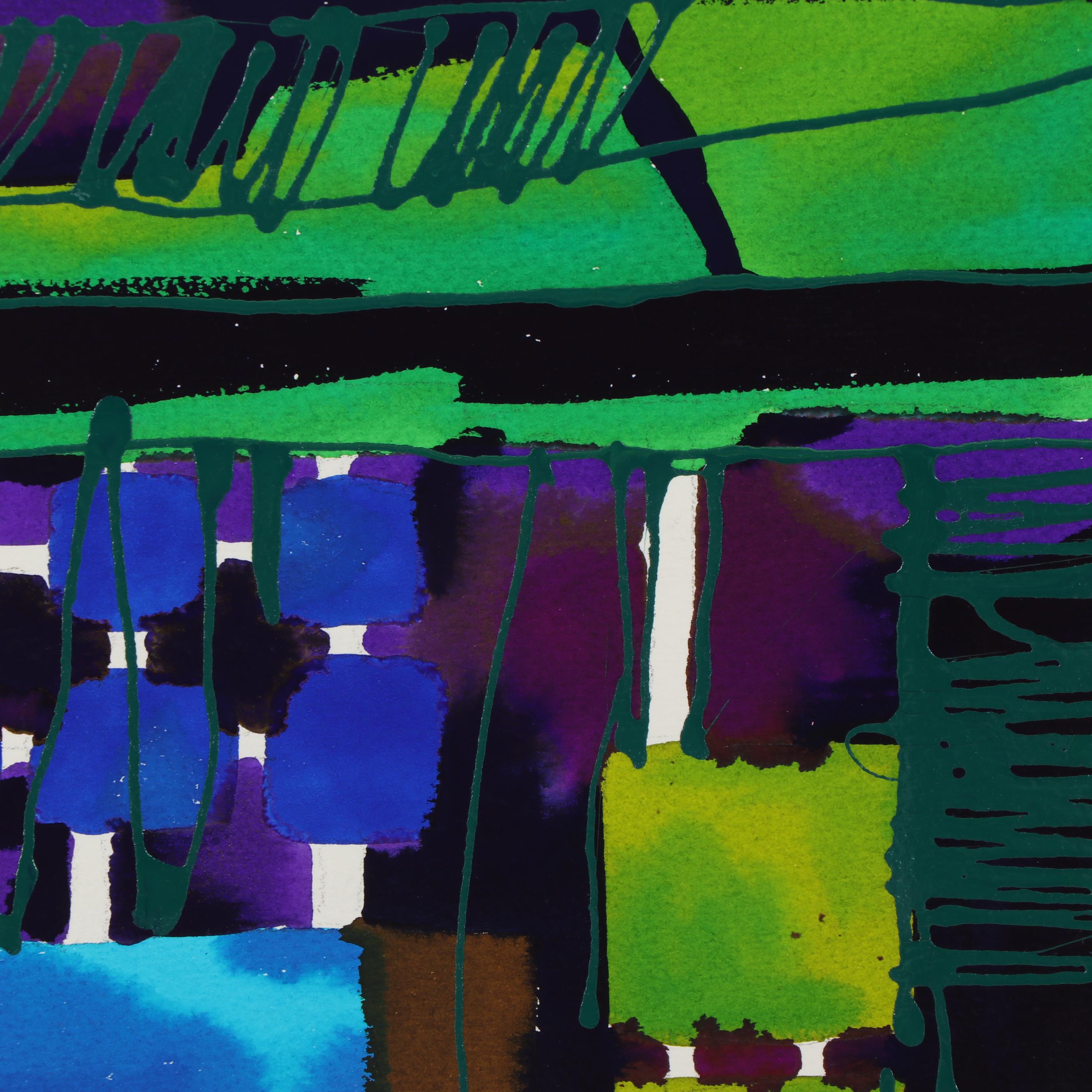 Acrylic Painted Textile Design Proof