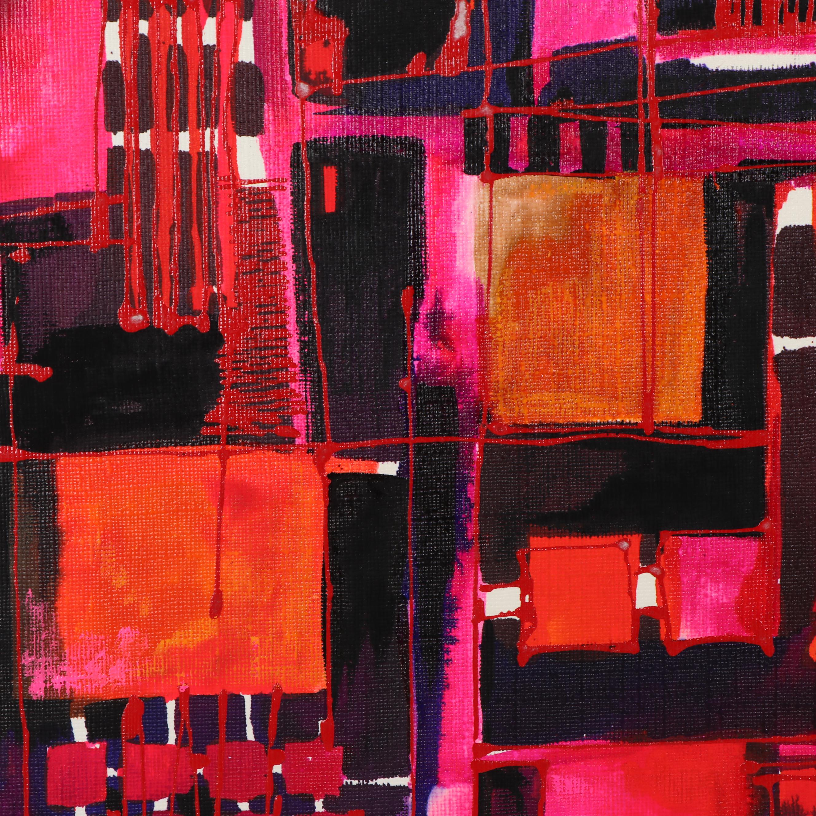 Acrylic Painted Textile Design Proof