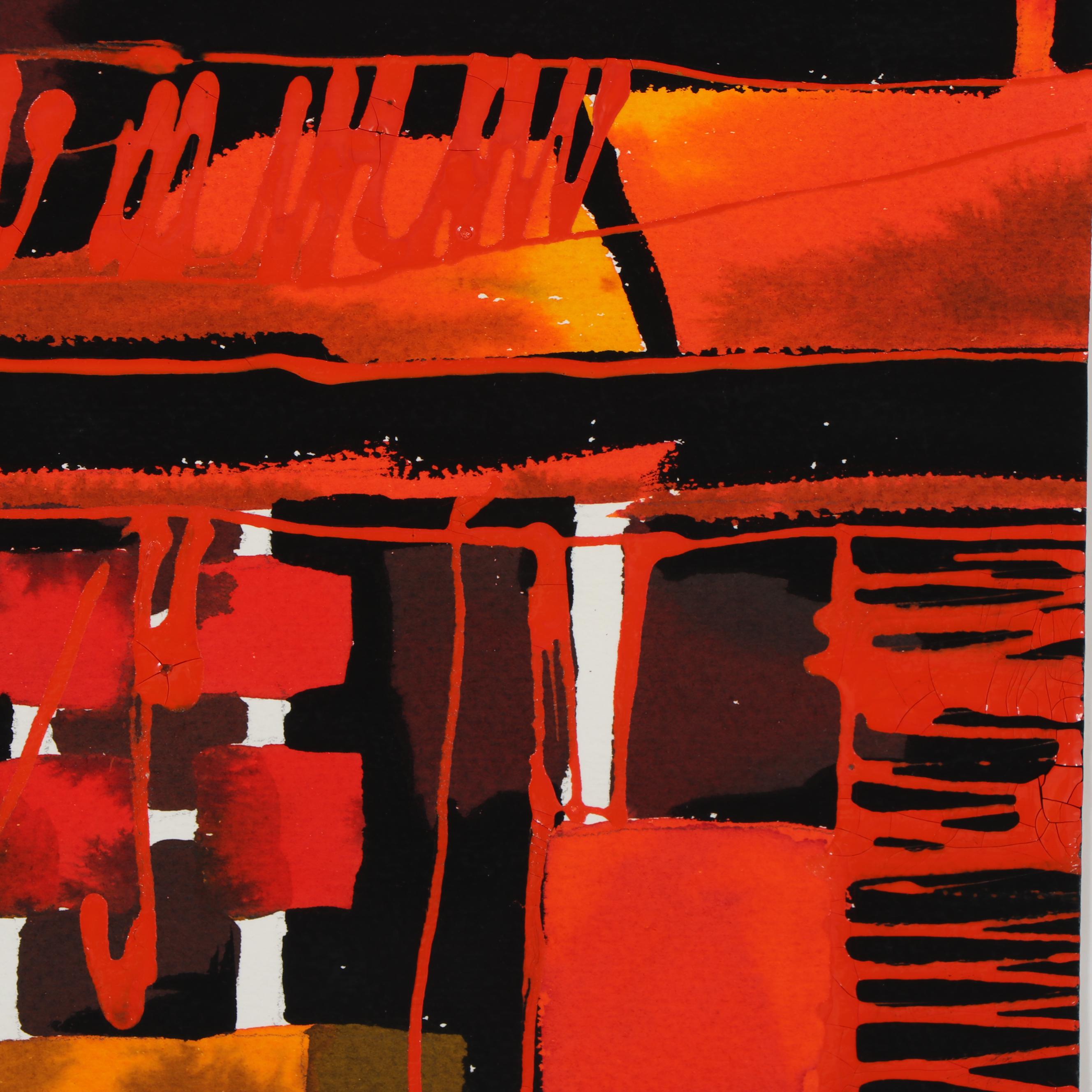 Acrylic Painted Textile Design Proof