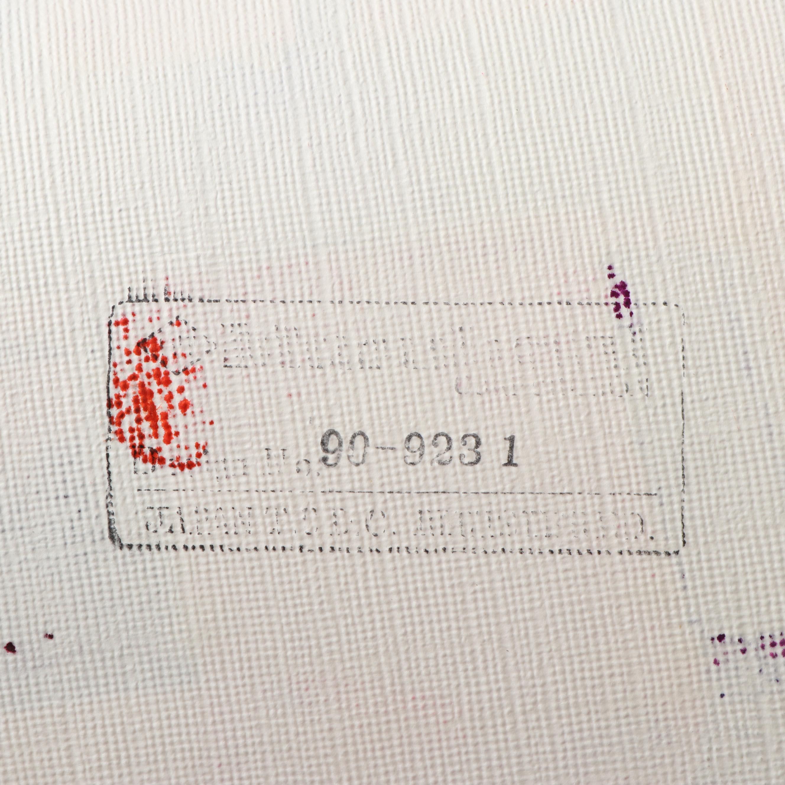 Acrylic Painted Textile Design Proof