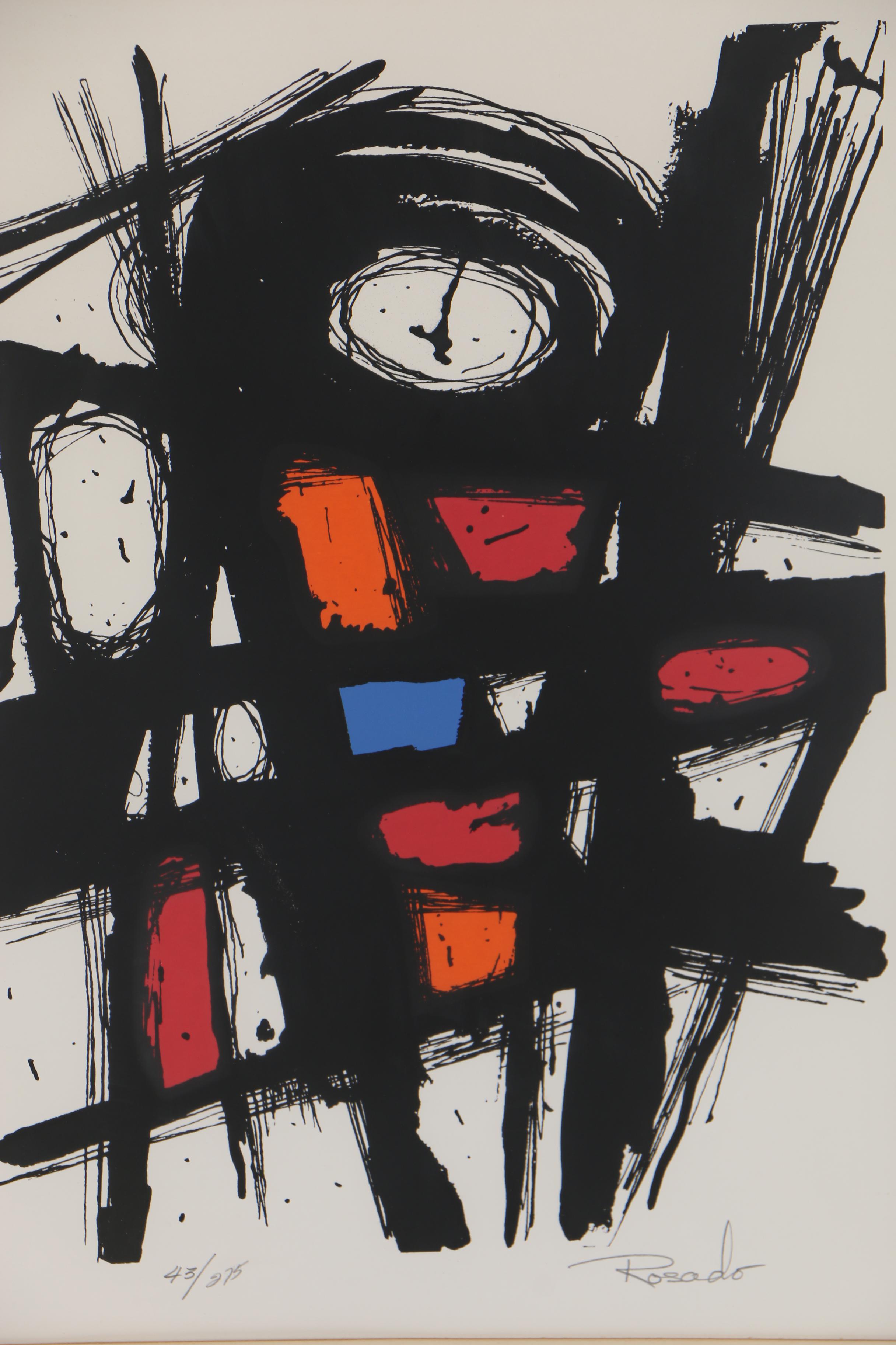 Victor Rosado Abstract Serigraph