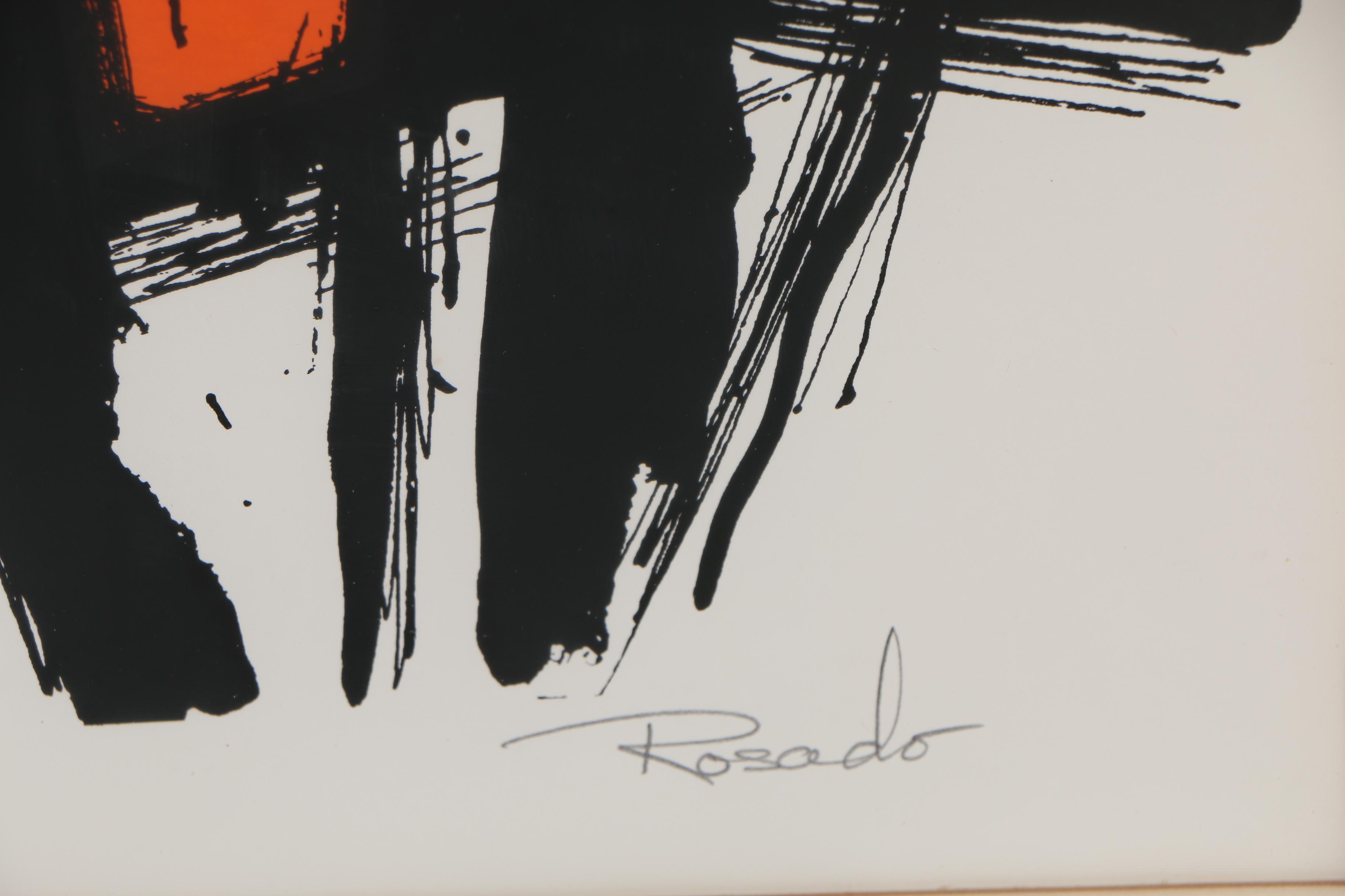 Victor Rosado Abstract Serigraph