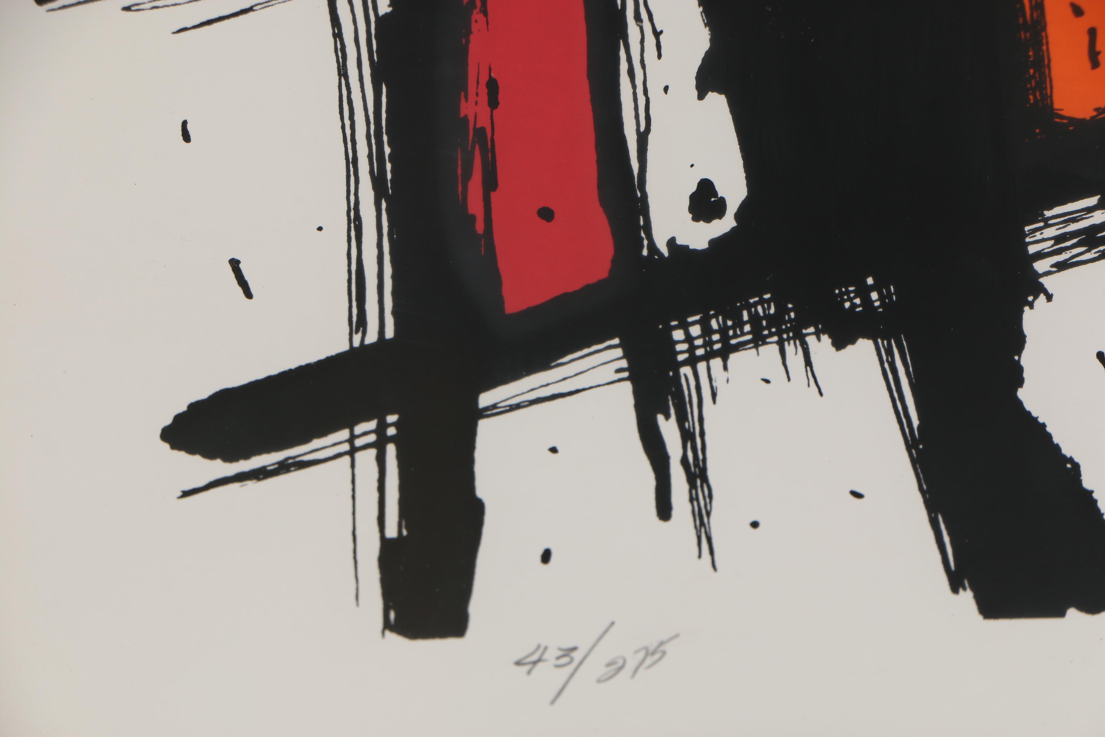 Victor Rosado Abstract Serigraph