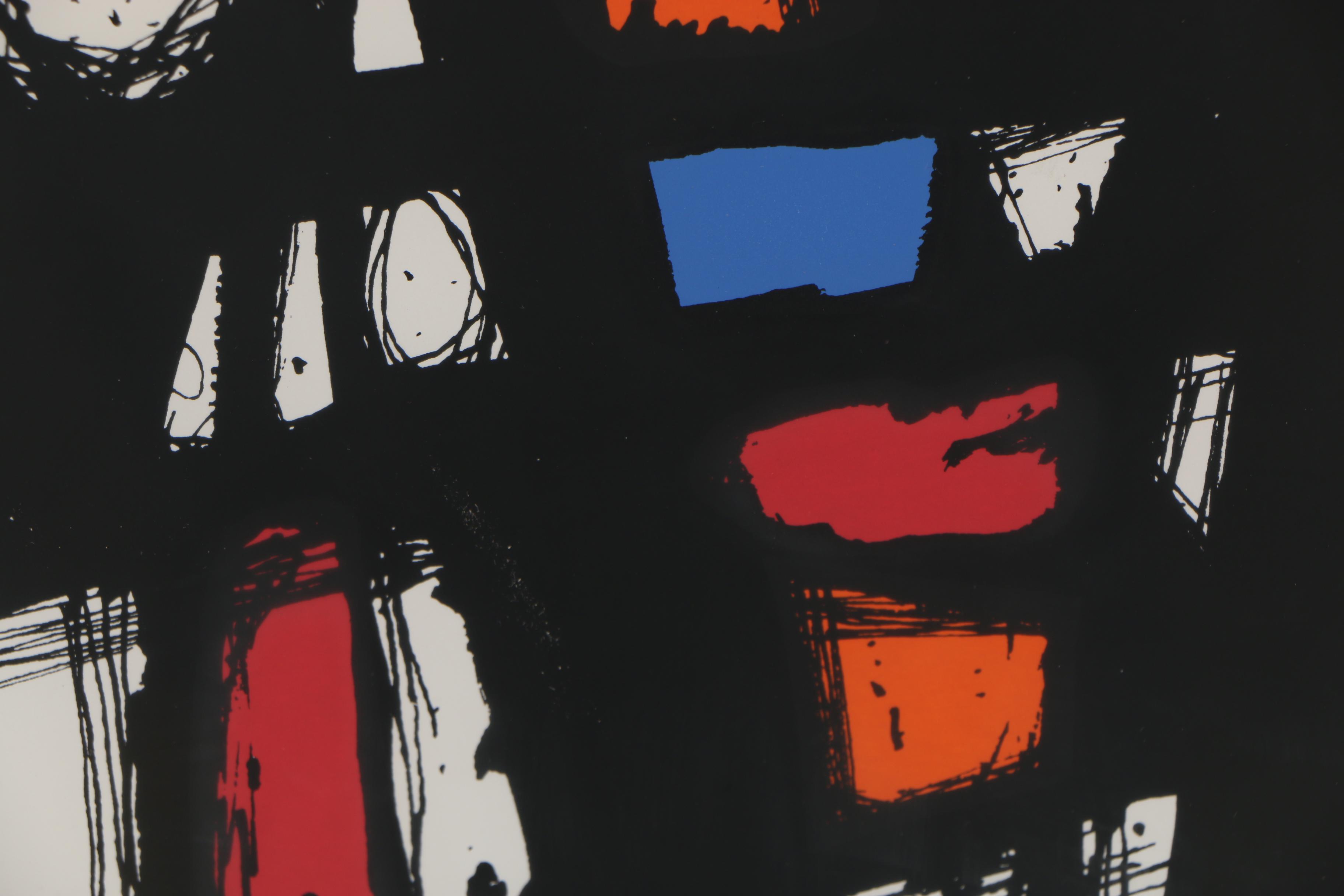 Victor Rosado Abstract Serigraph