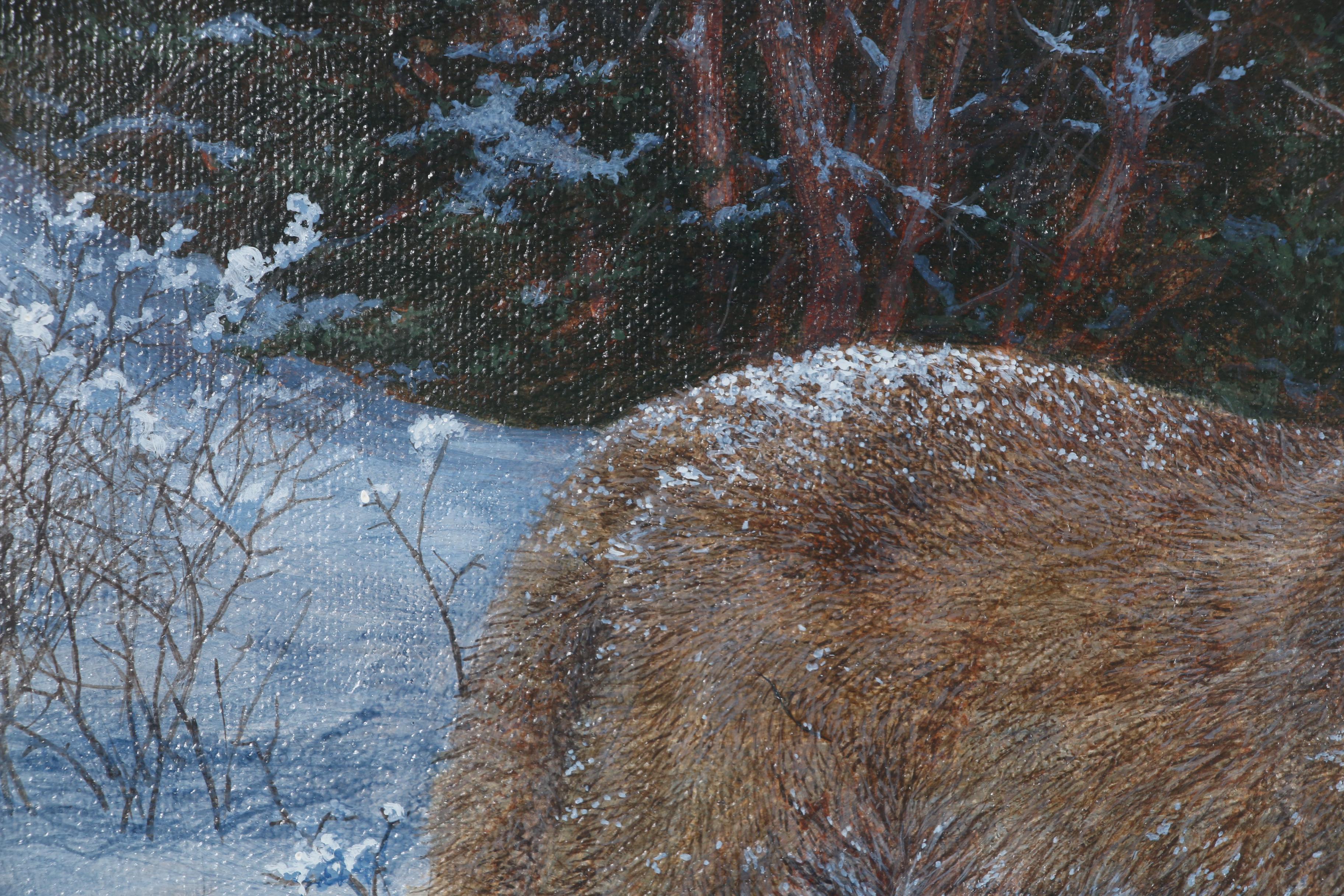 Lee Kromschroeder Oil Painting "Moon Lit Stroll"