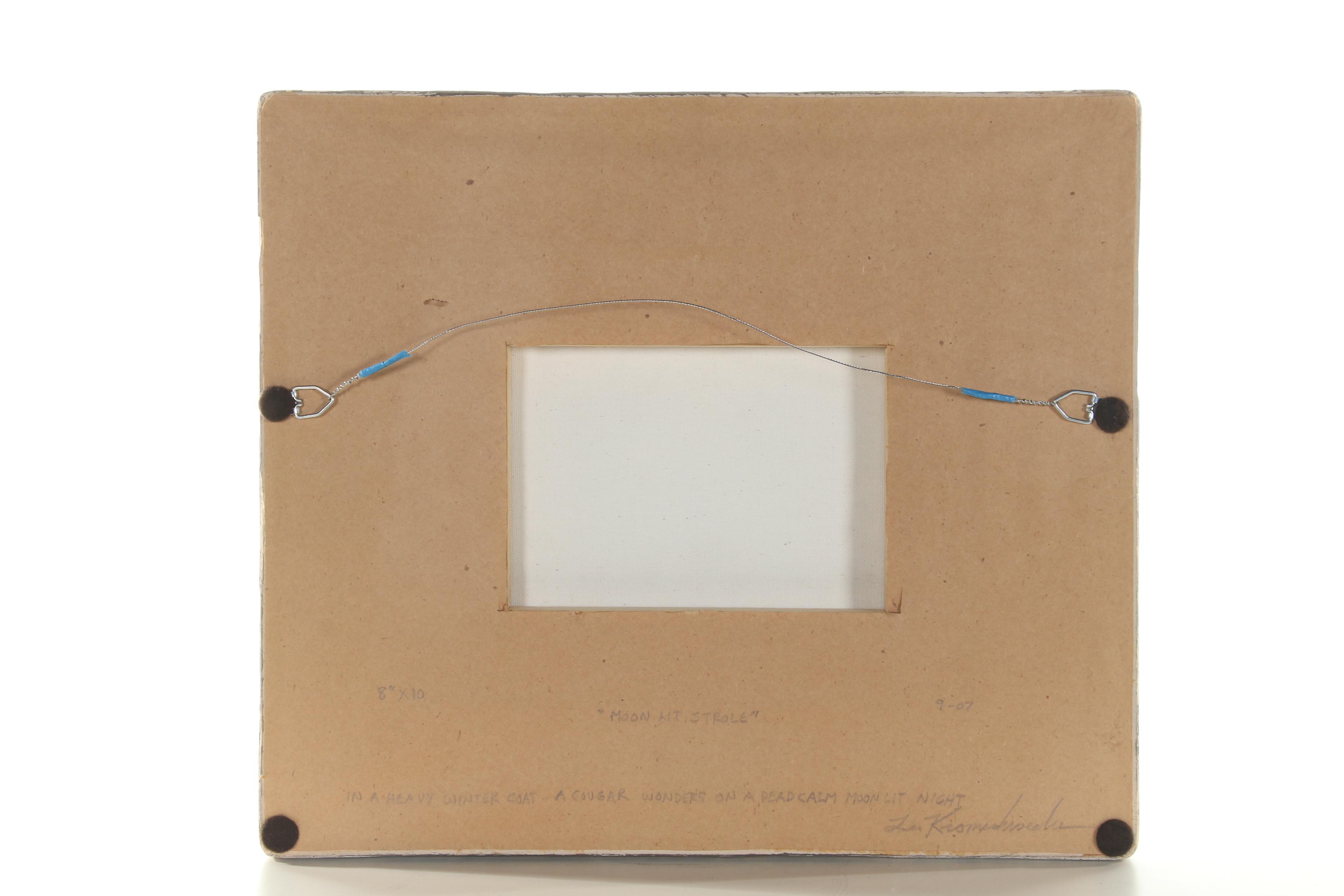 Lee Kromschroeder Oil Painting "Moon Lit Stroll"