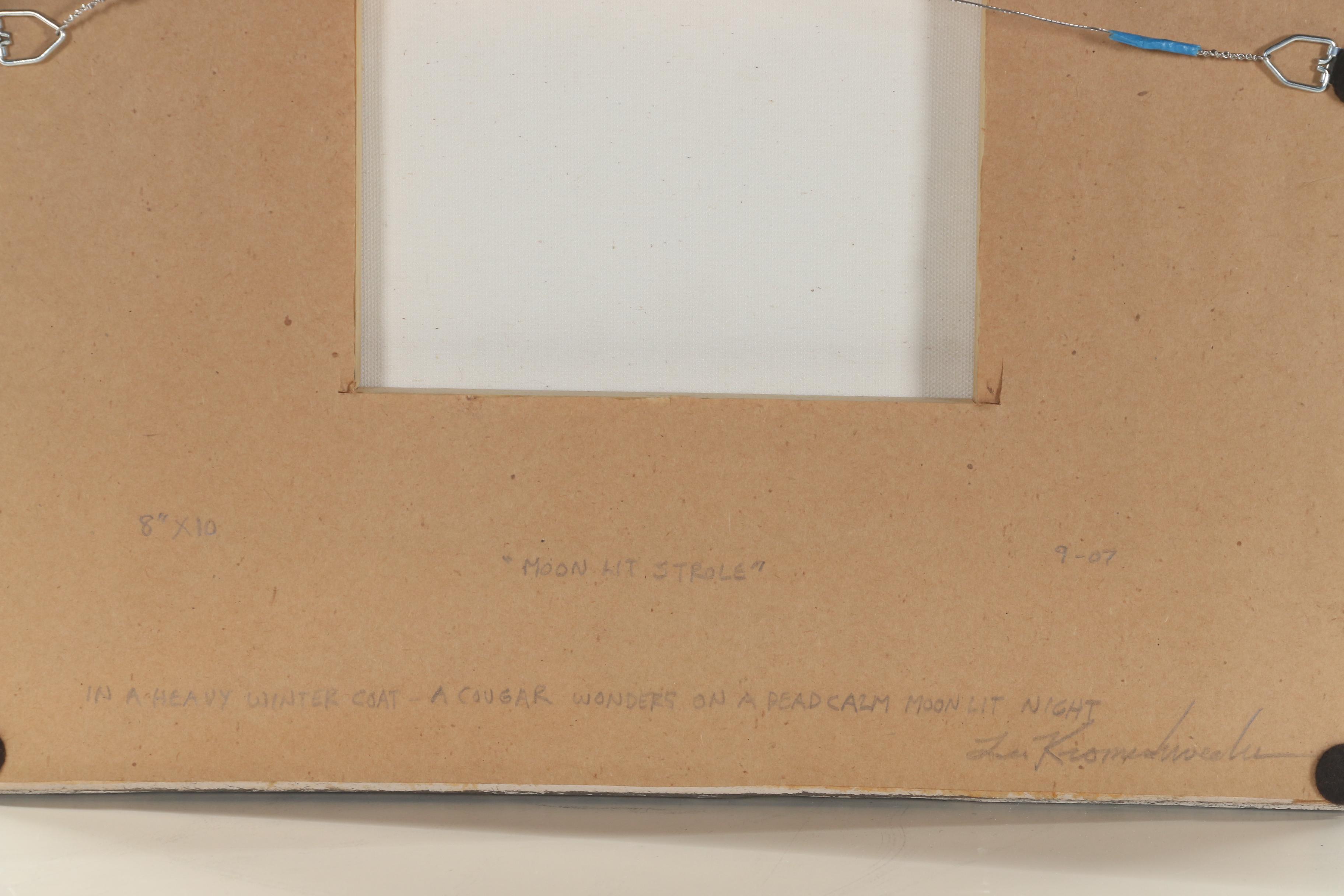 Lee Kromschroeder Oil Painting "Moon Lit Stroll"