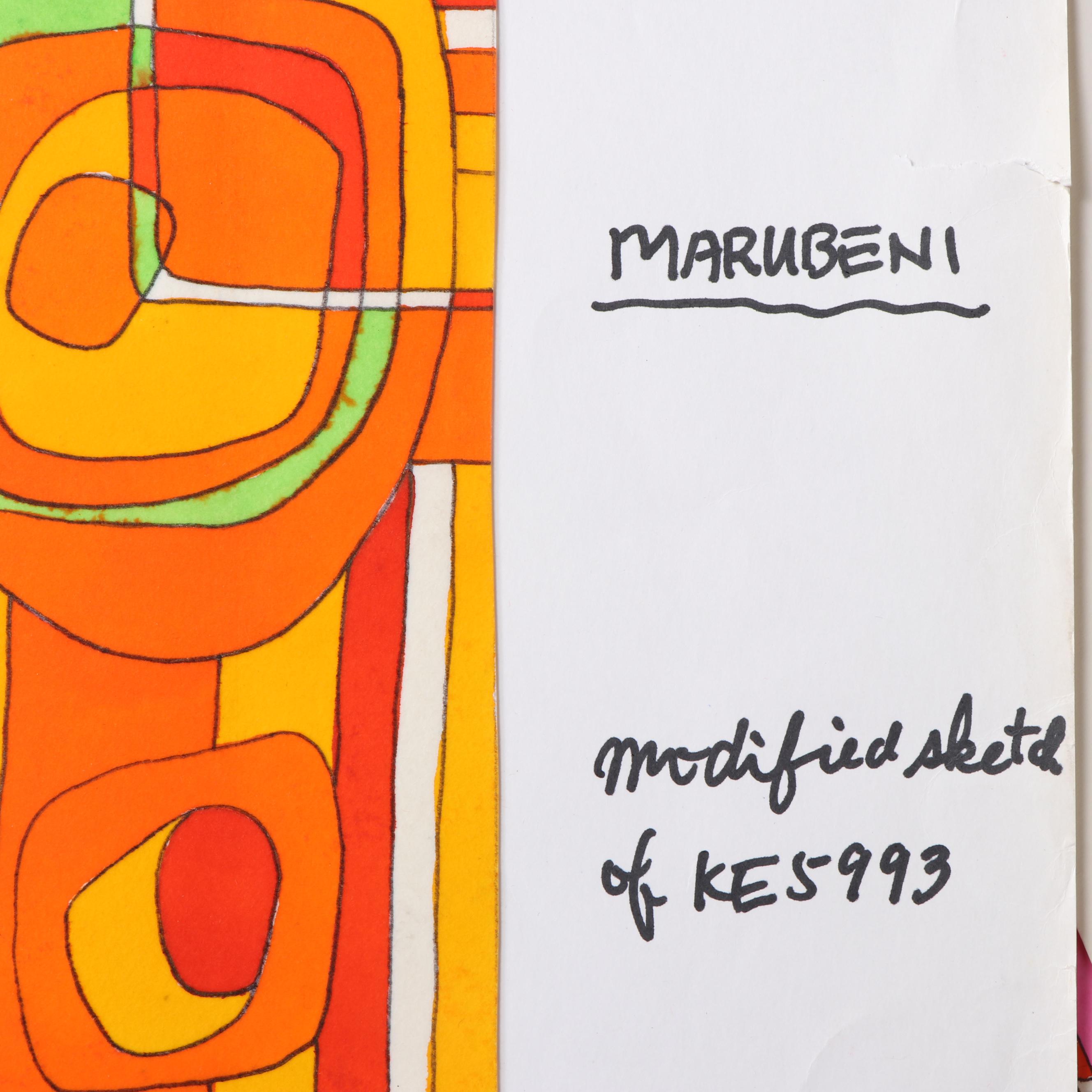 Toyobo Gouache Painted Textile Pattern Designs