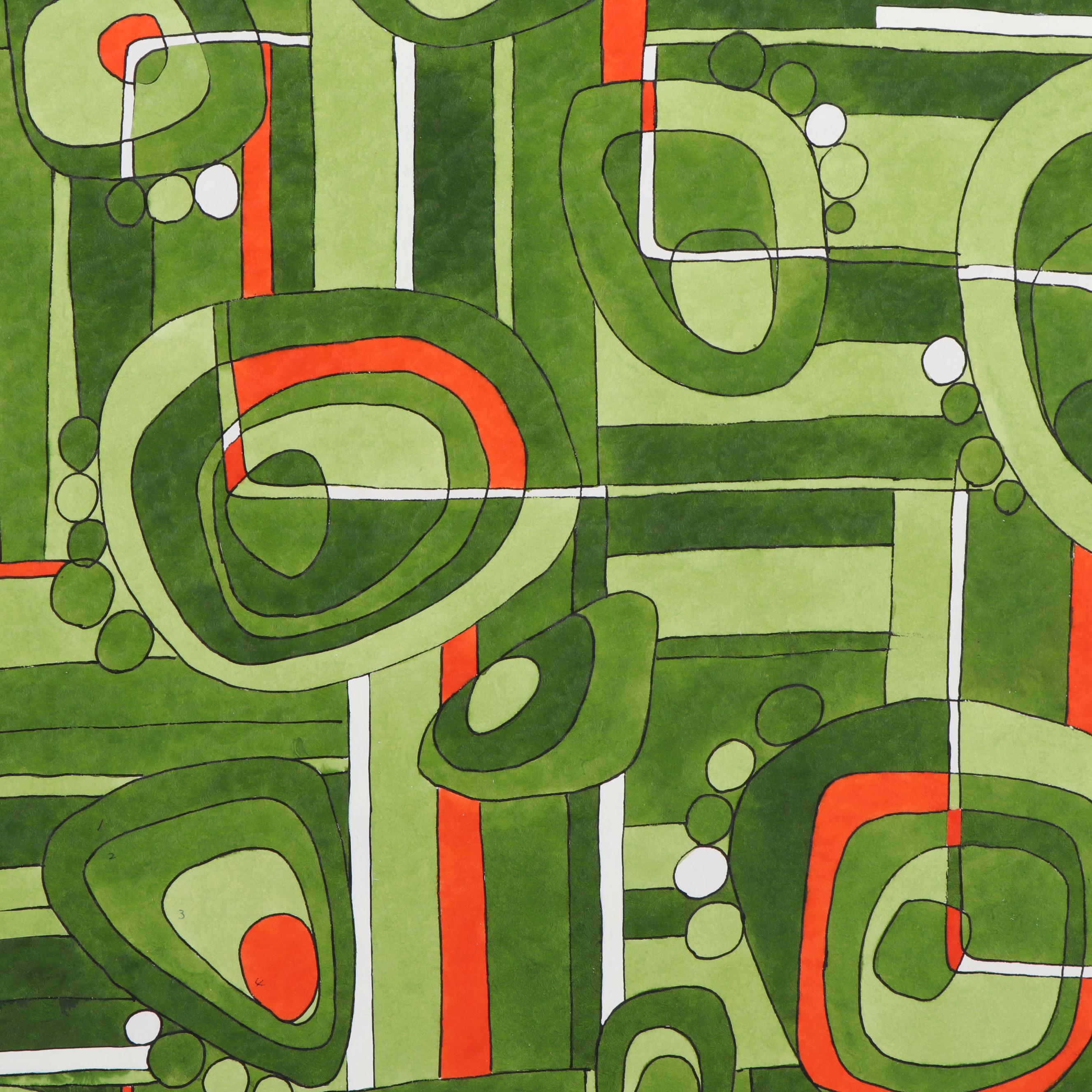 Toyobo Gouache Painted Textile Pattern Designs