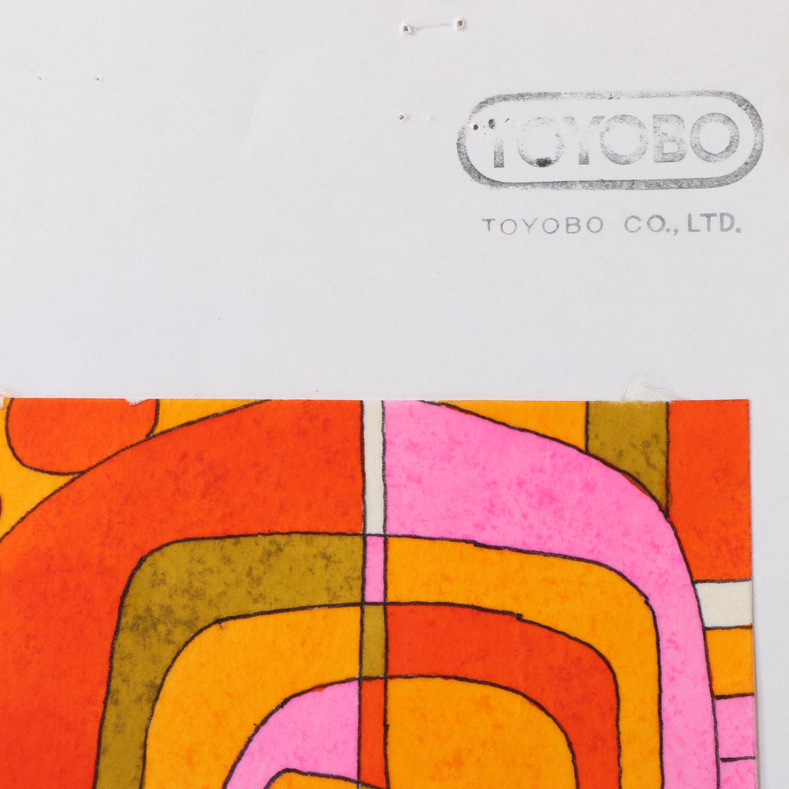 Toyobo Gouache Painted Textile Pattern Designs