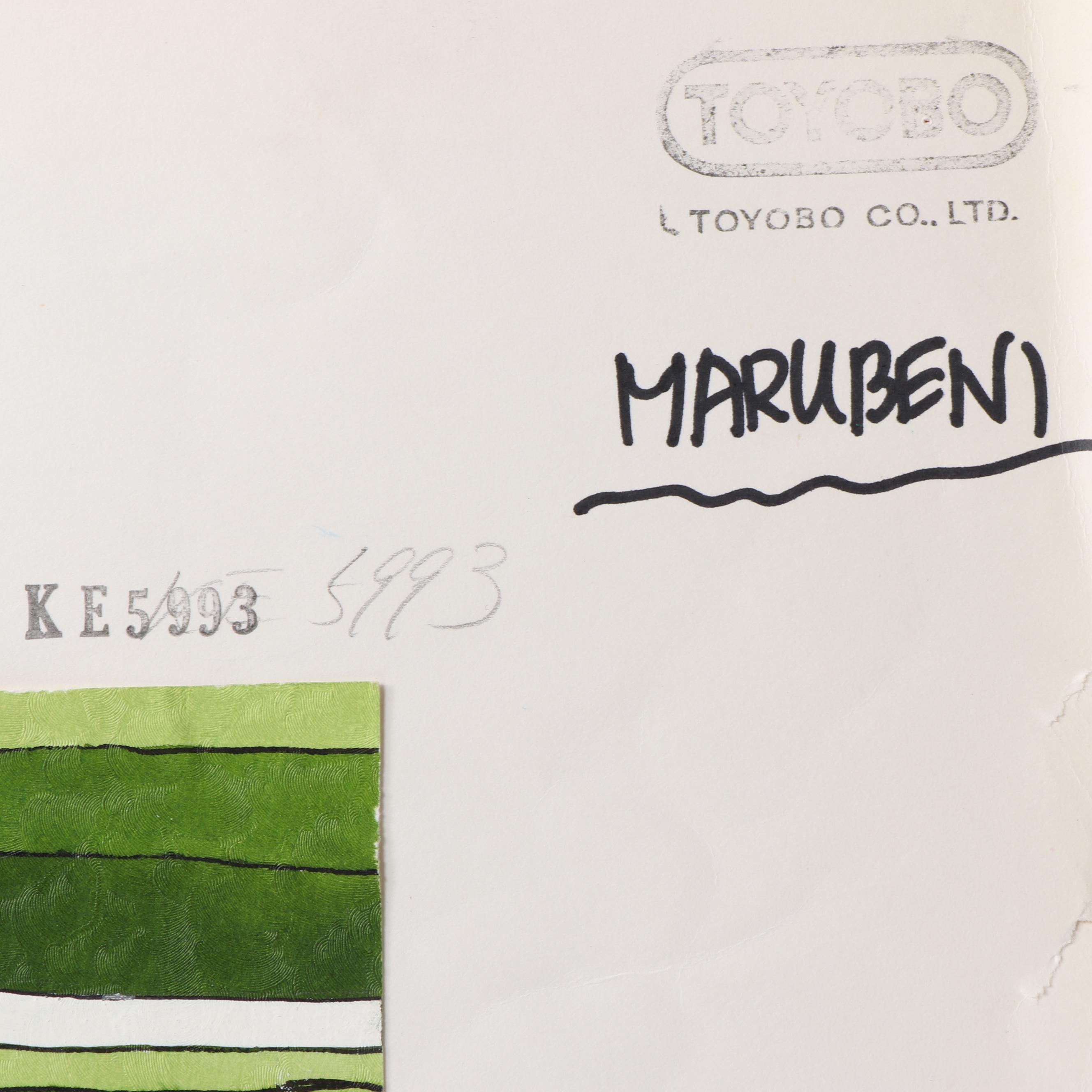 Toyobo Gouache Painted Textile Pattern Designs