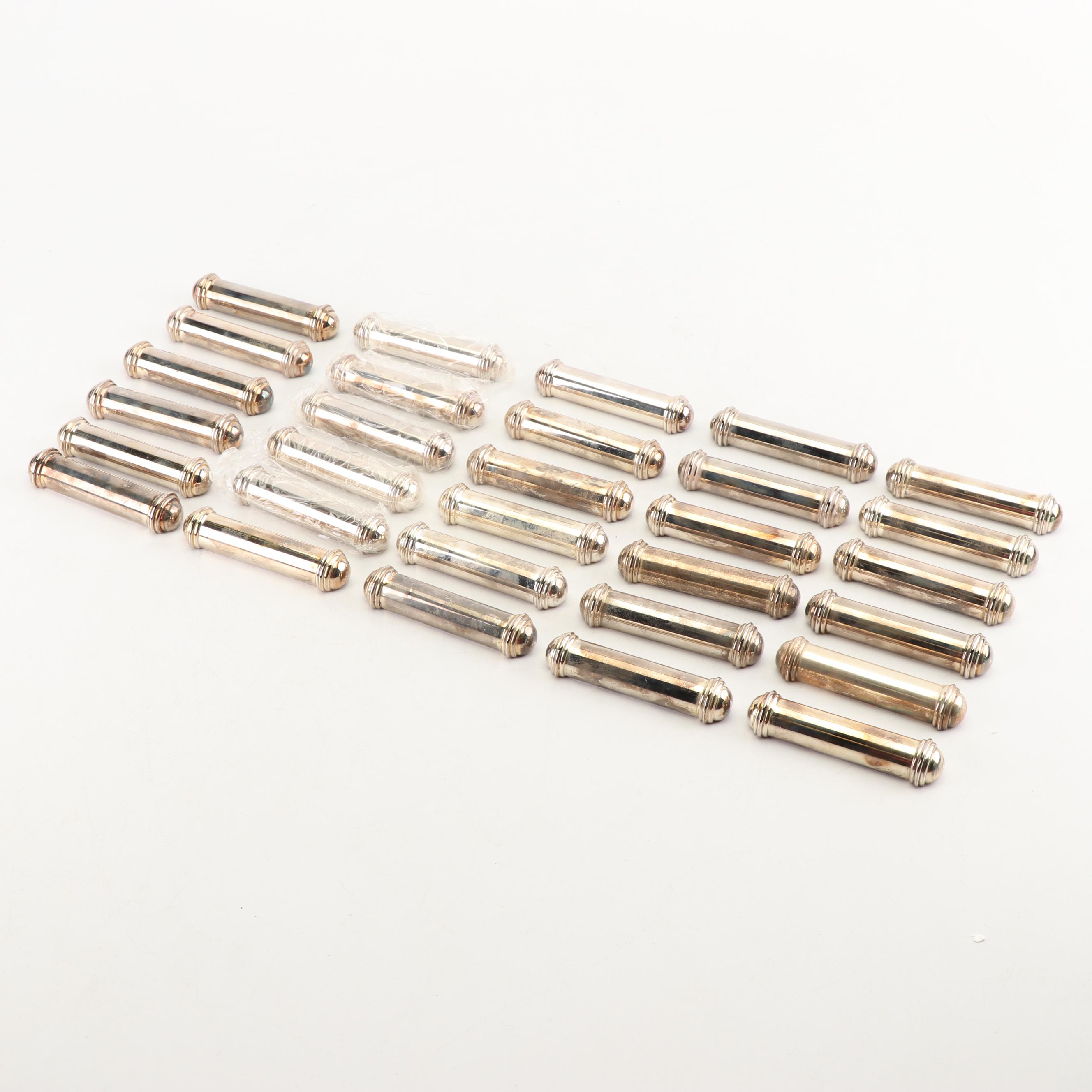 Ercuis Saint Hilaire Collection Silver Plate Knife Rest Sets