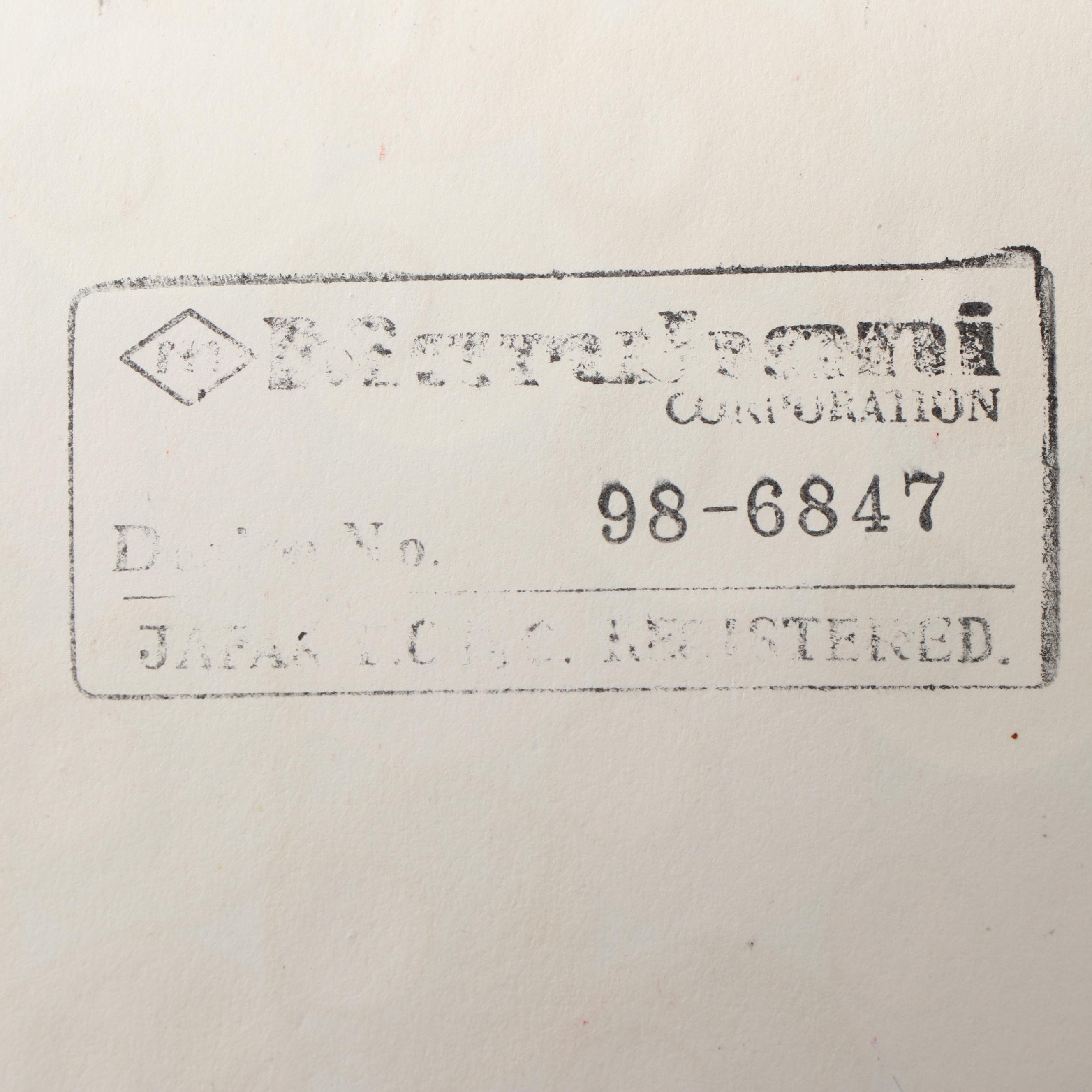 Marubeni Acrylic Painted Textile Design Proof