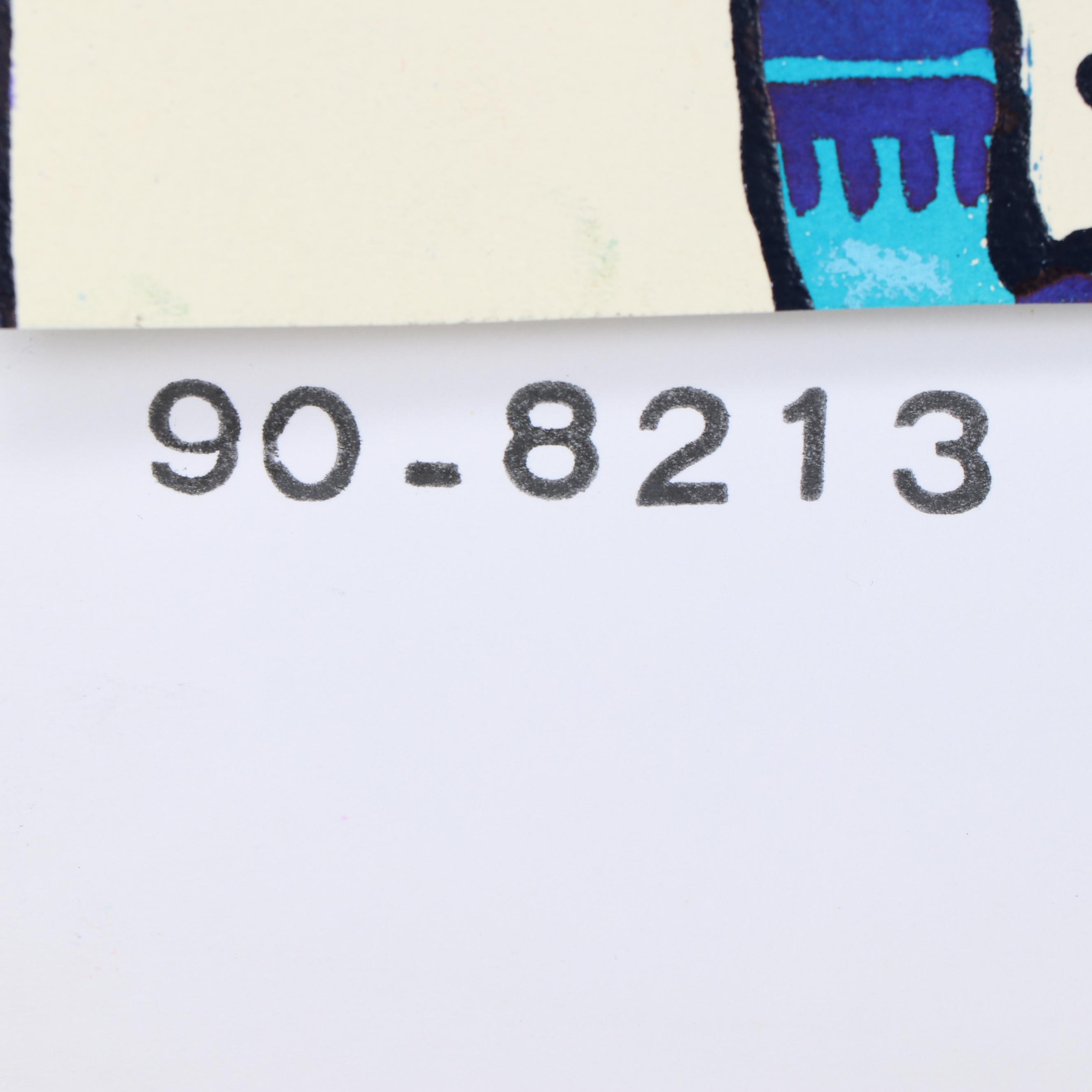 Marubeni Corporation Acrylic Painted Textile Design Proof